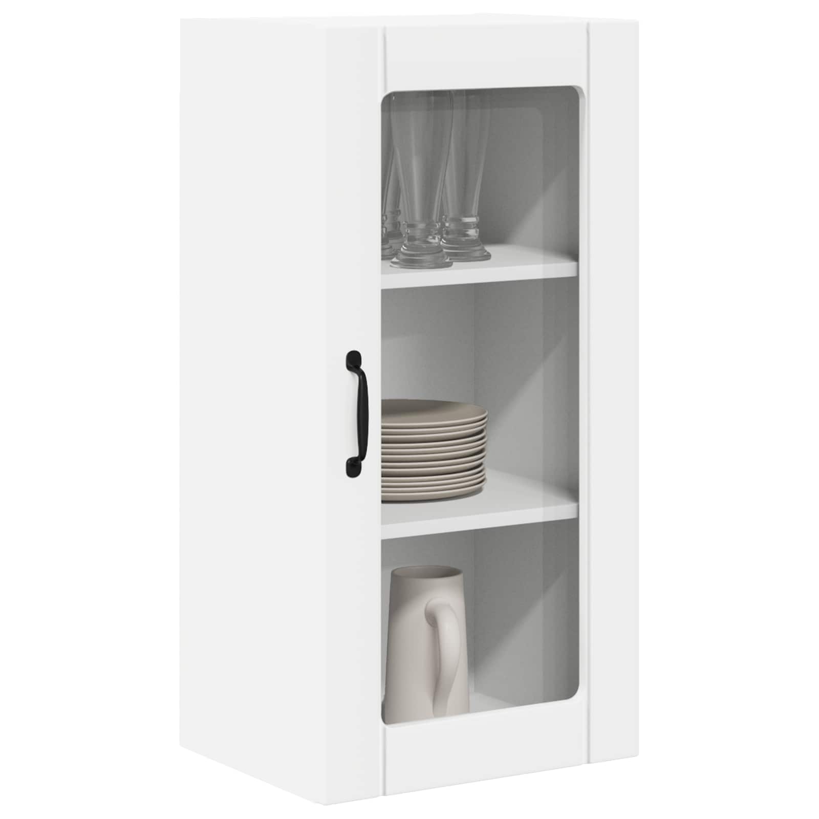 Virtuvės spintelė 2 pcs Balta 40 x 31 x 80 cm Apdirbta mediena