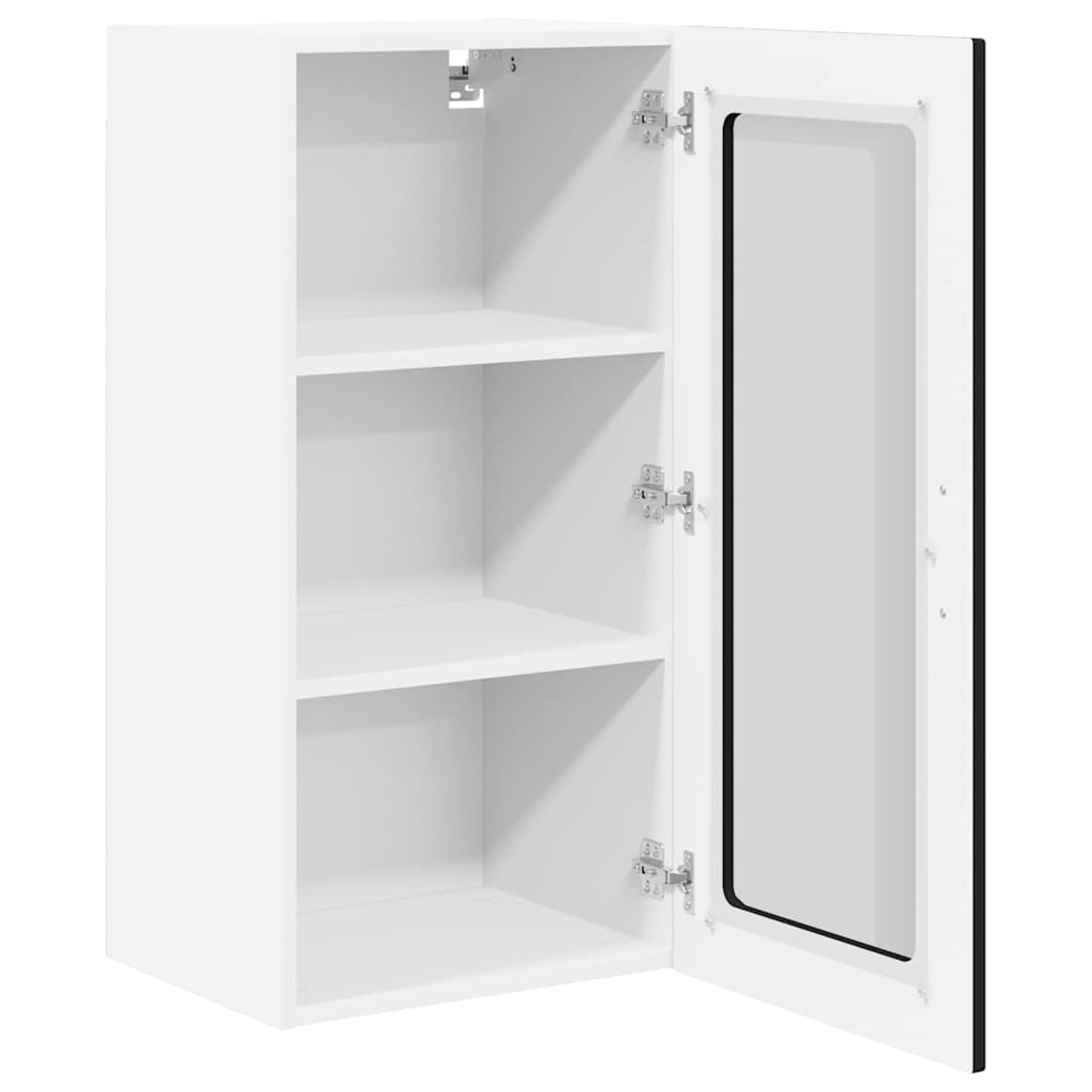 Kitchen Cabinet 2 pcs Black 40 x 31 x 80 cm Engineered Wood