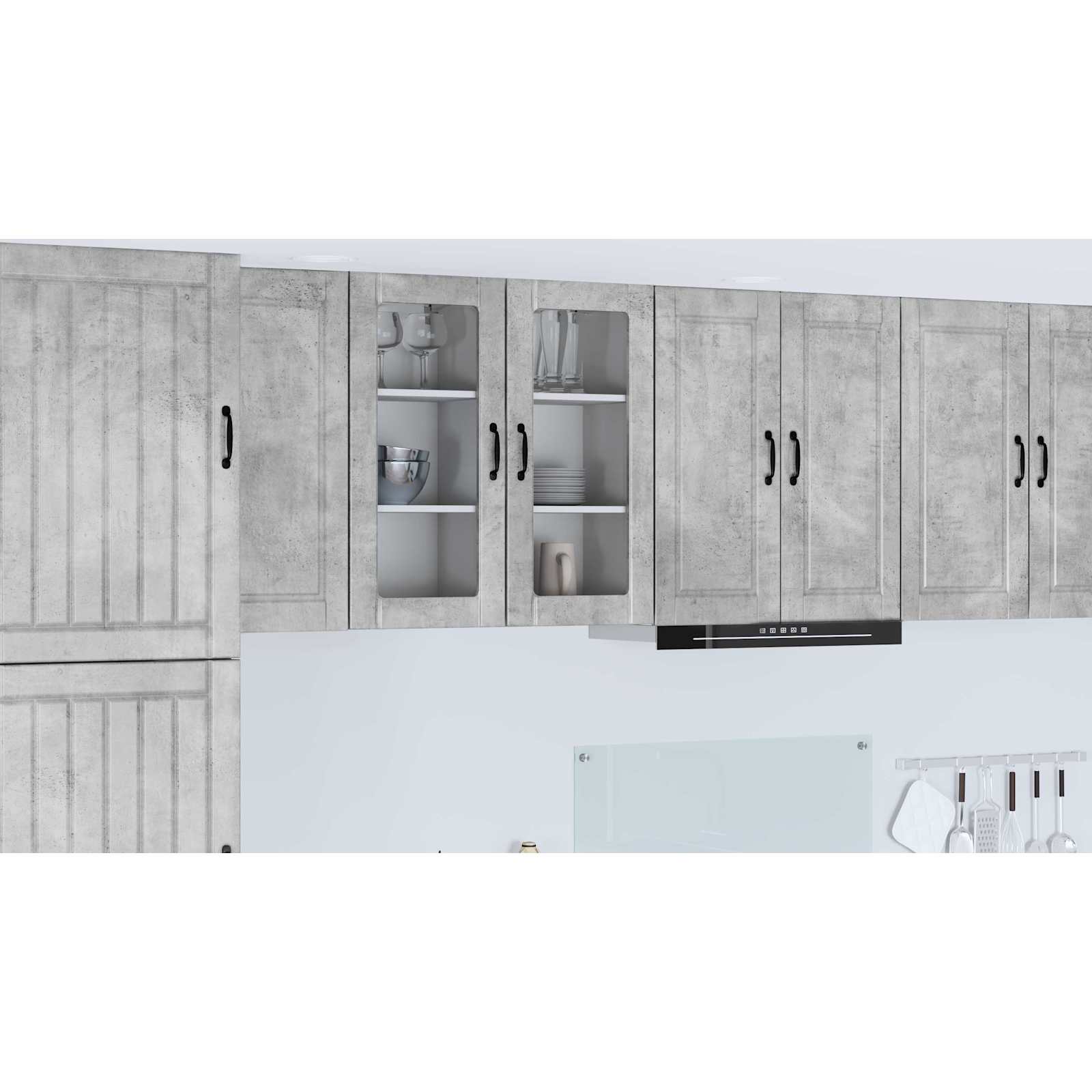 Kitchen Cabinet Concrete Grey 40 x 31 x 80 cm Engineered Wood