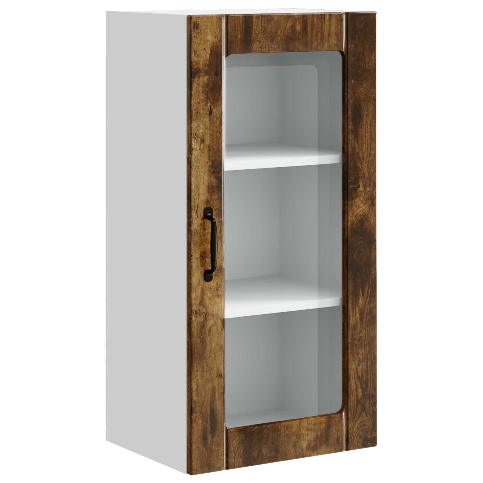 Kitchen Cabinet with Shelf Smoked Oak 40 x 31 x 80 cm