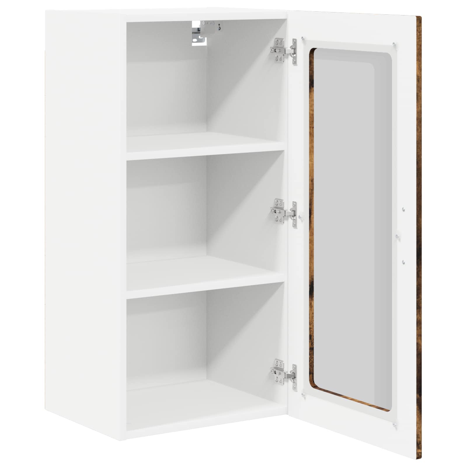 Kitchen Cabinet with Shelf Smoked Oak 40 x 31 x 80 cm