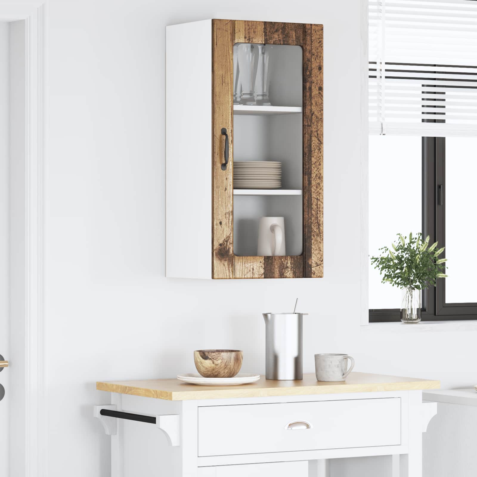 Kitchen cabinet Old Wood 40 x 31 x 80 cm Engineered wood