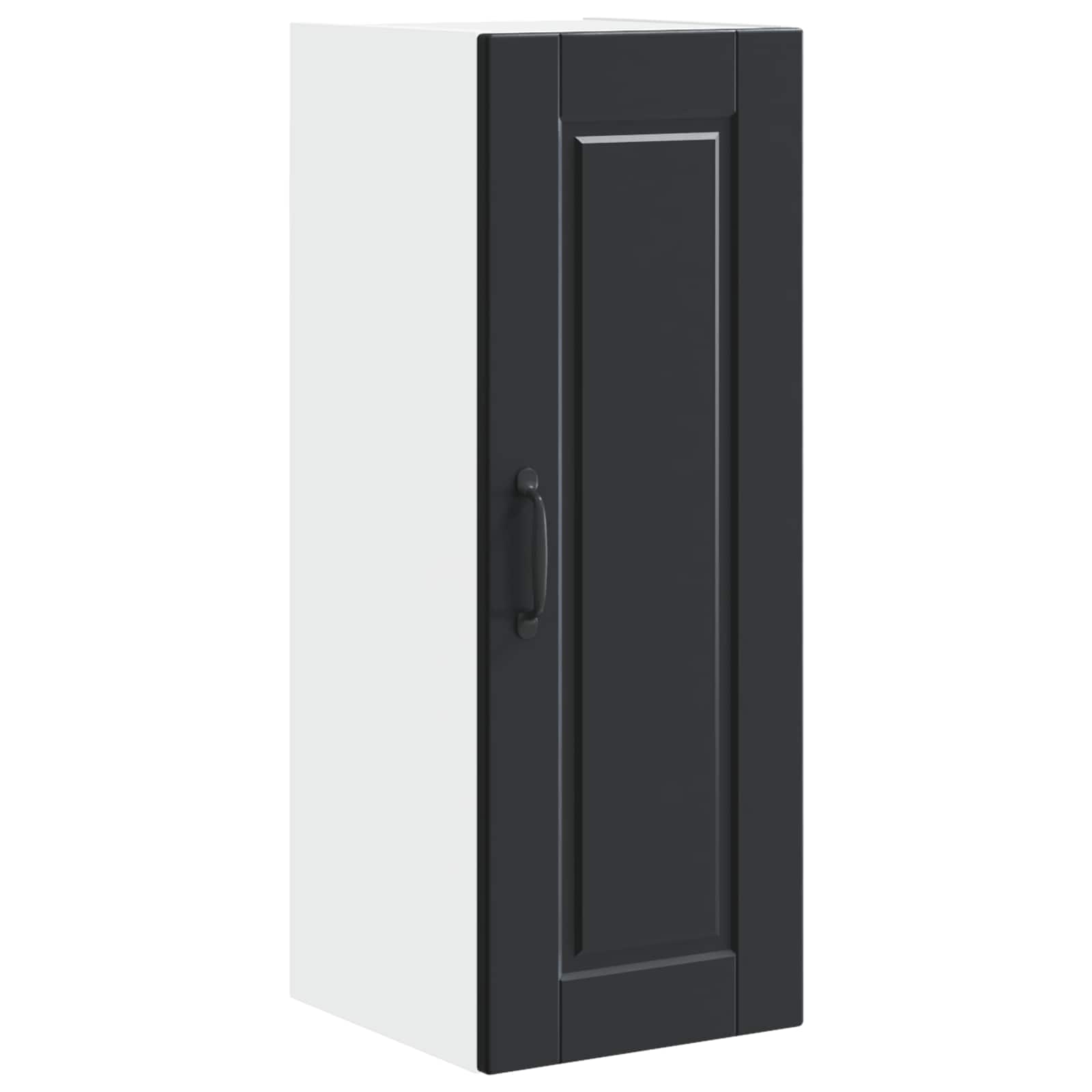 Kitchen Cabinet Black 30 x 31 x 80 cm Engineered Wood
