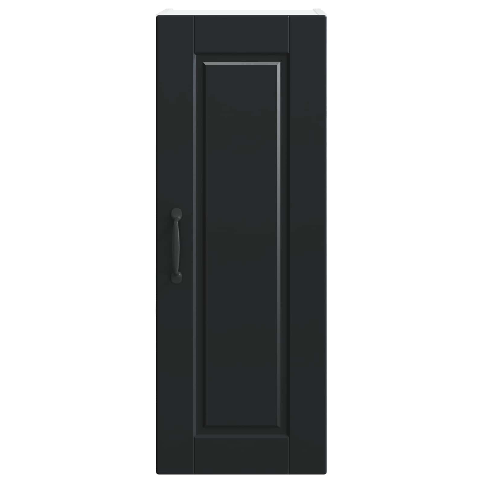 Kitchen Cabinet Black 30 x 31 x 80 cm Engineered Wood