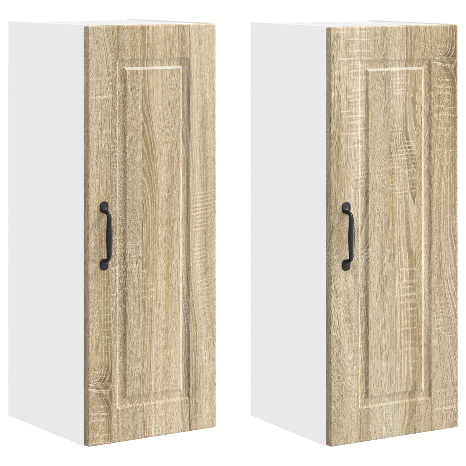 Wall Cabinet 2 pcs Sonoma Oak 30 x 31 x 80 cm