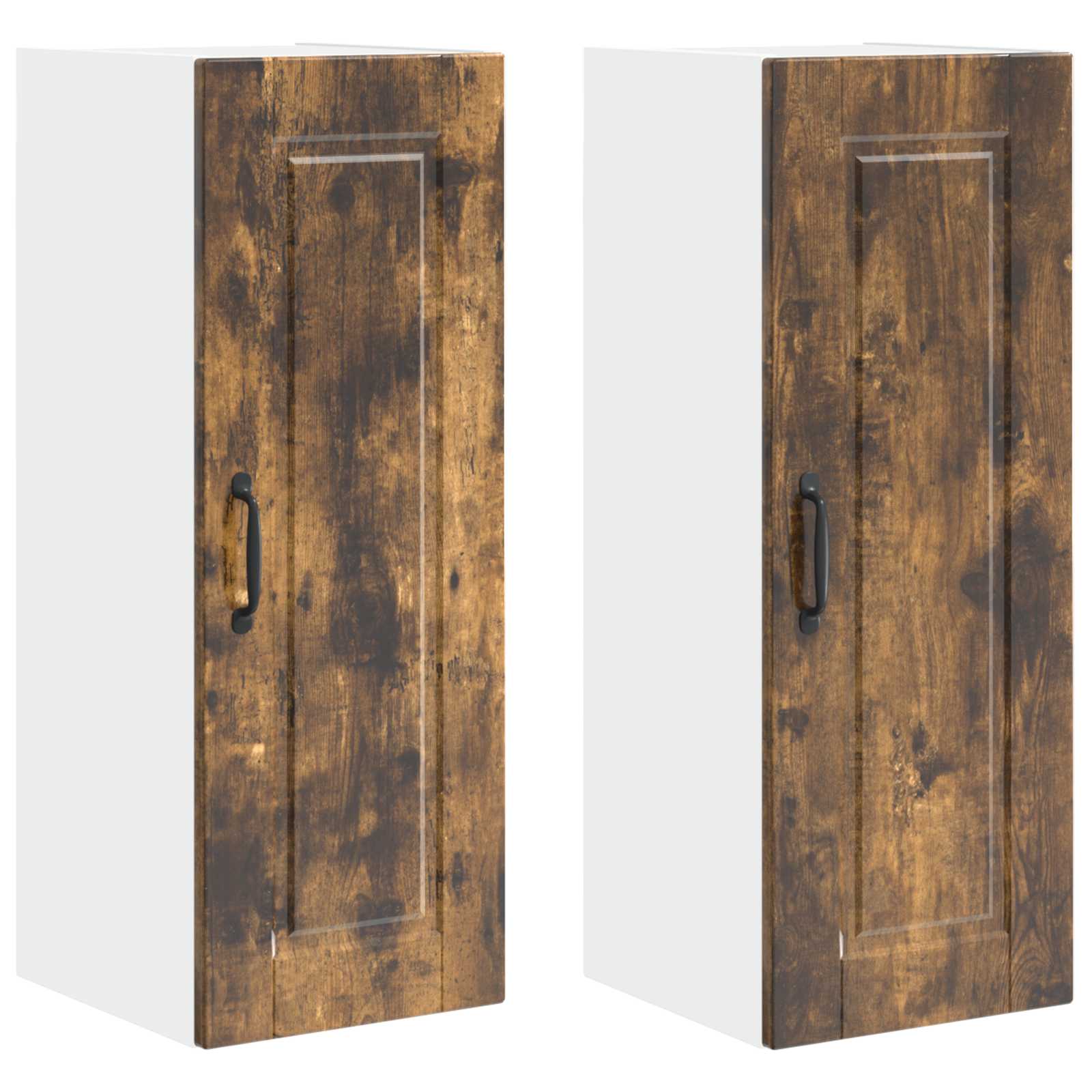 Virtuvės spintelė 2 pcs Rūkyta ąžuolas 30 x 31 x 80 cm
