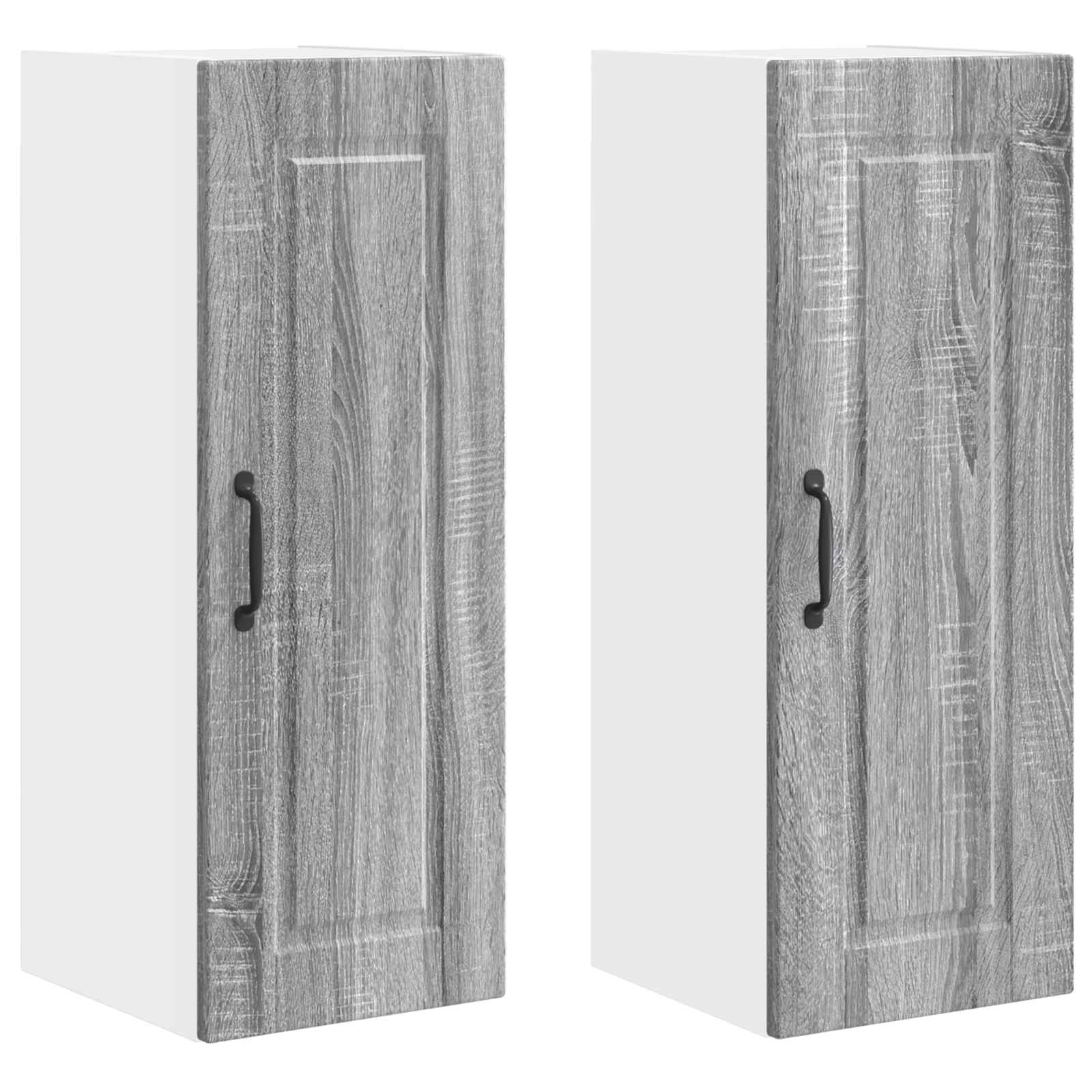 Kitchen Cabinet 2 pcs Grey Sonoma 30 x 31 x 80 cm