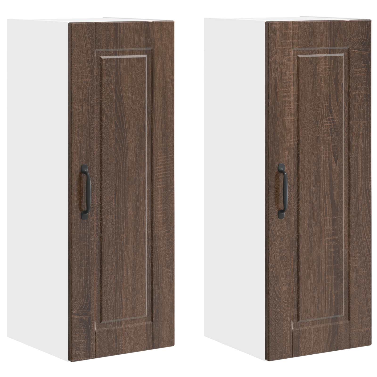 Virtuvės spintelė 2 pcs Rudas ąžuolas 30 x 31 x 80 cm