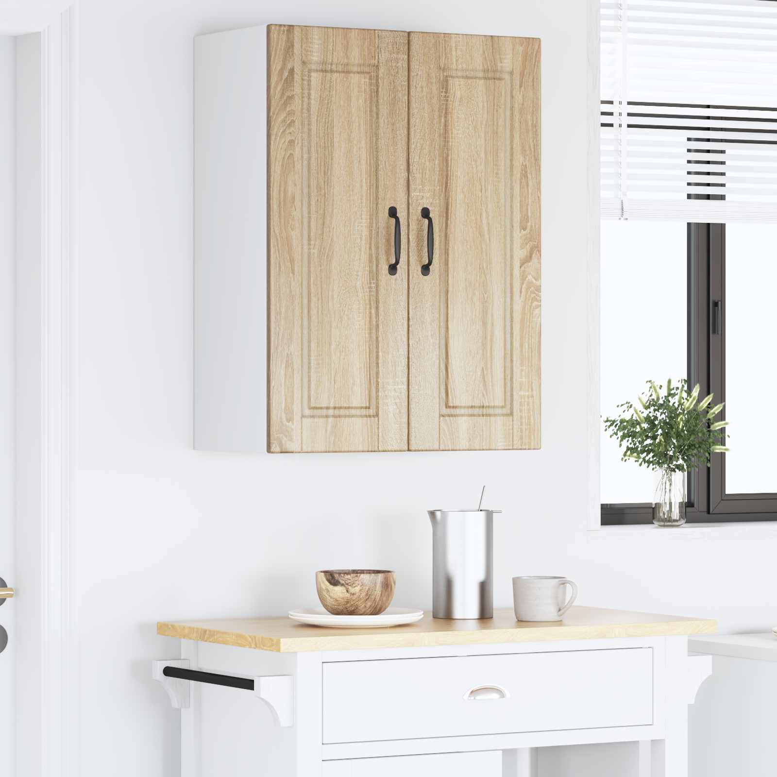 Virtuvės spintelė su lentyna Sonoma ąžuolas 60 x 31 x 80 cm