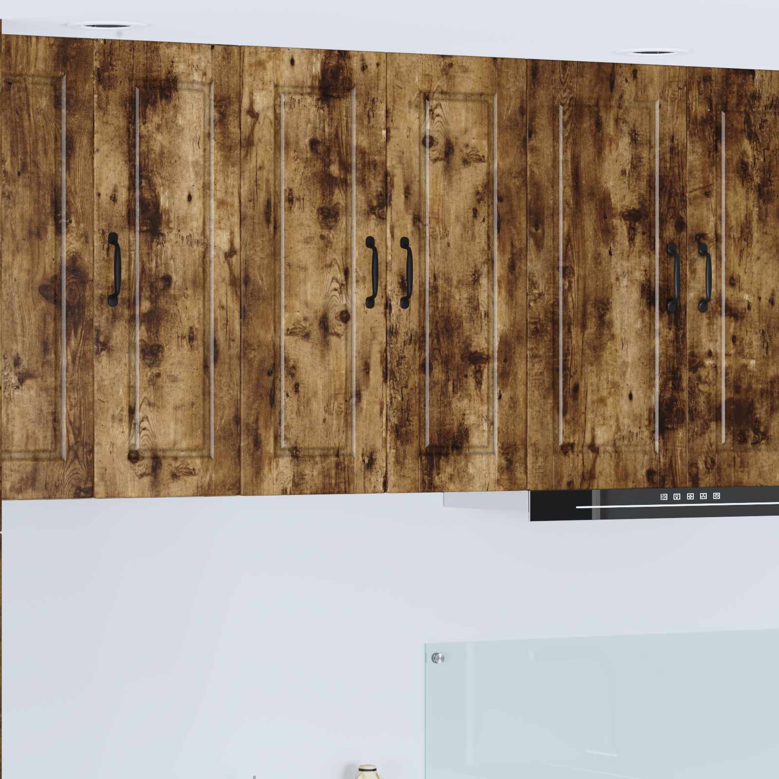 Kitchen cabinet with shelf Smoked oak 60 x 31 x 80 cm