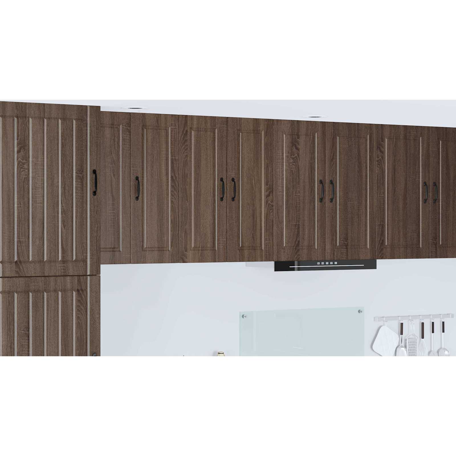 Kitchen cabinet with shelf Brown oak 60 x 31 x 80 cm
