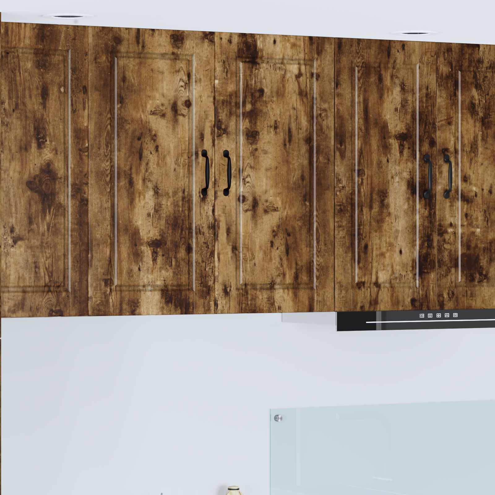 Kitchen cabinet with shelf Smoked oak 80 x 31 x 80 cm