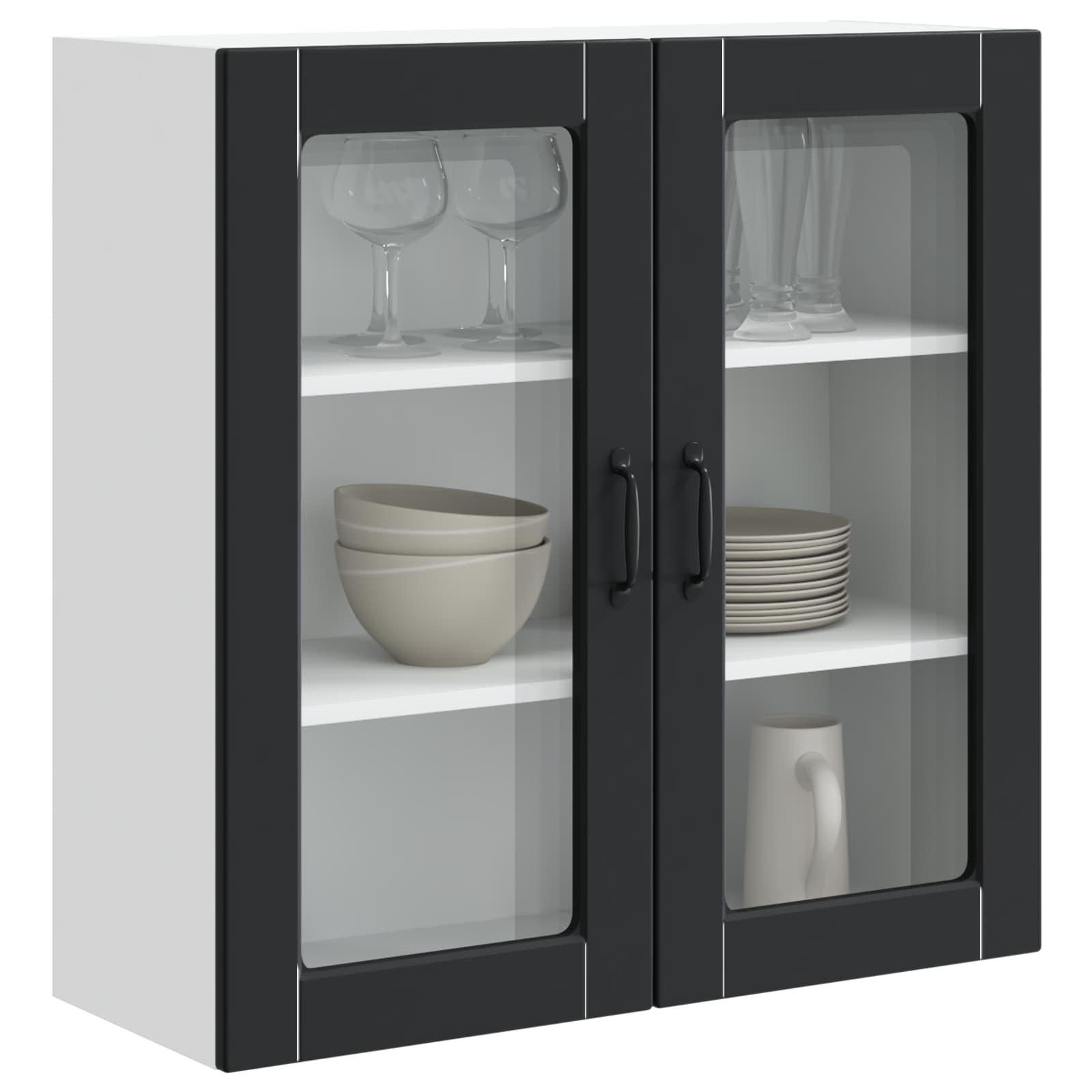 Kitchen Cabinet Black 80 x 31 x 80 cm Engineered Wood