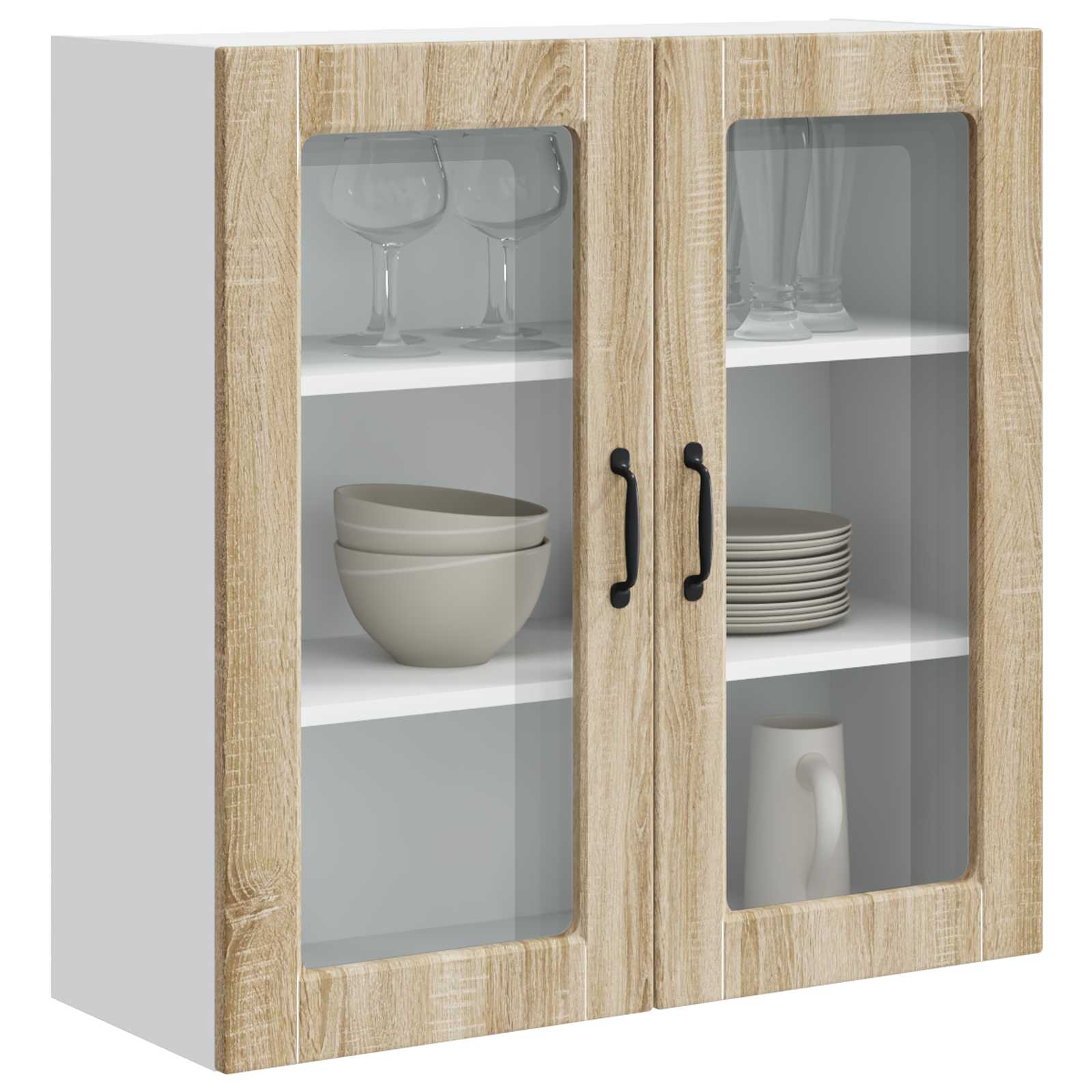 Virtuves skapītis ar plauktu Ozols Sonoma 80 x 31 x 80 cm