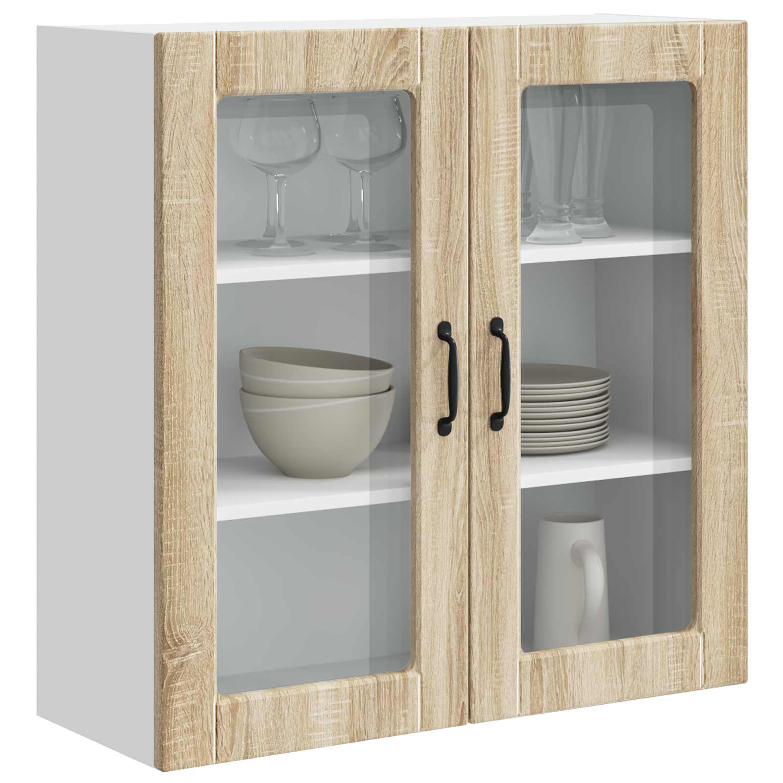 Virtuves skapītis ar plauktu Ozols Sonoma 80 x 31 x 80 cm