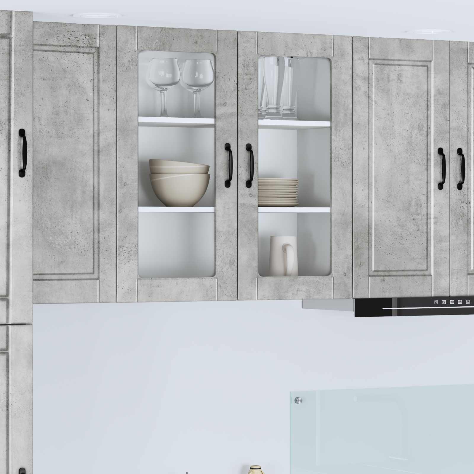 Kitchen Cabinet Concrete Grey 80 x 31 x 80 cm Engineered Wood