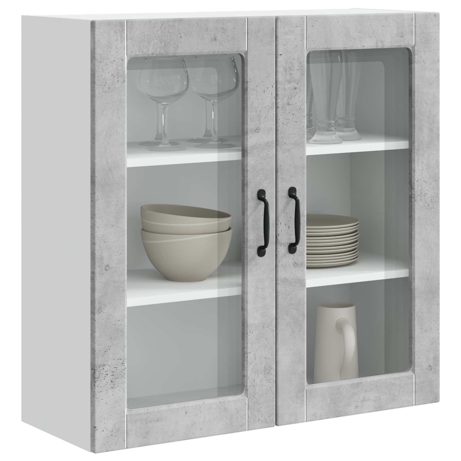 Kitchen Cabinet Concrete Grey 80 x 31 x 80 cm Engineered Wood