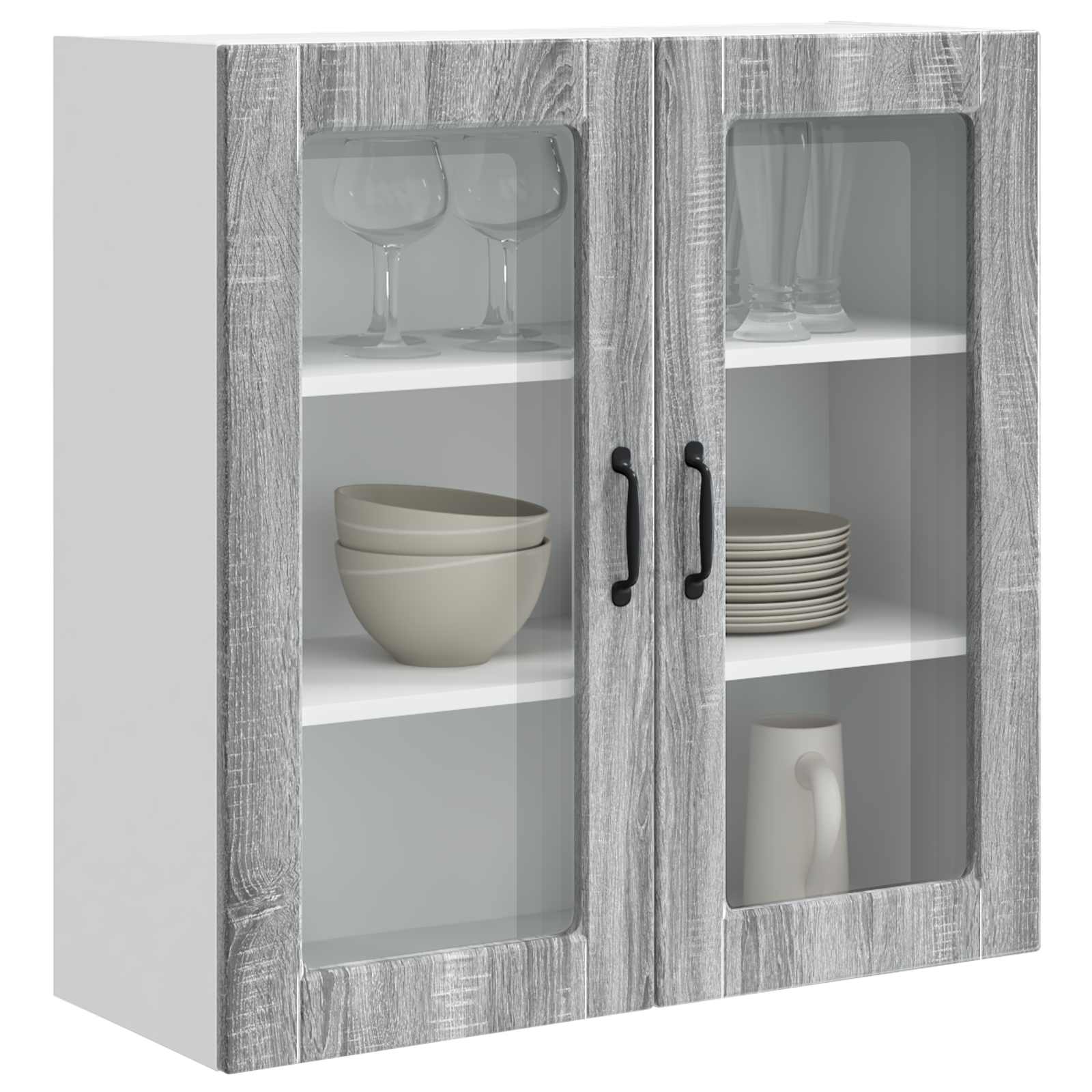 Virtuves skapis ar plauktu Pelēks Sonoma 80 x 31 x 80 cm