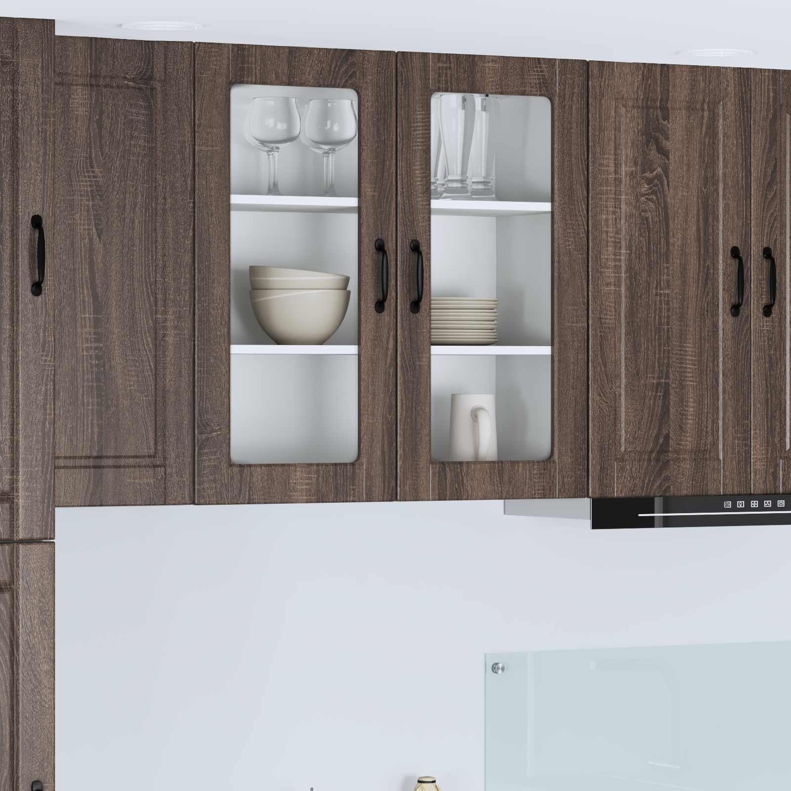 Kitchen Cabinet with Shelf Brown Oak 80 x 31 x 80 cm
