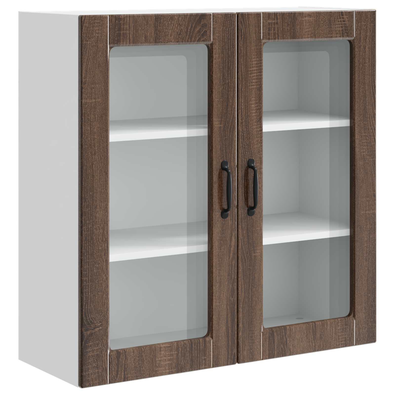 Kitchen Cabinet with Shelf Brown Oak 80 x 31 x 80 cm