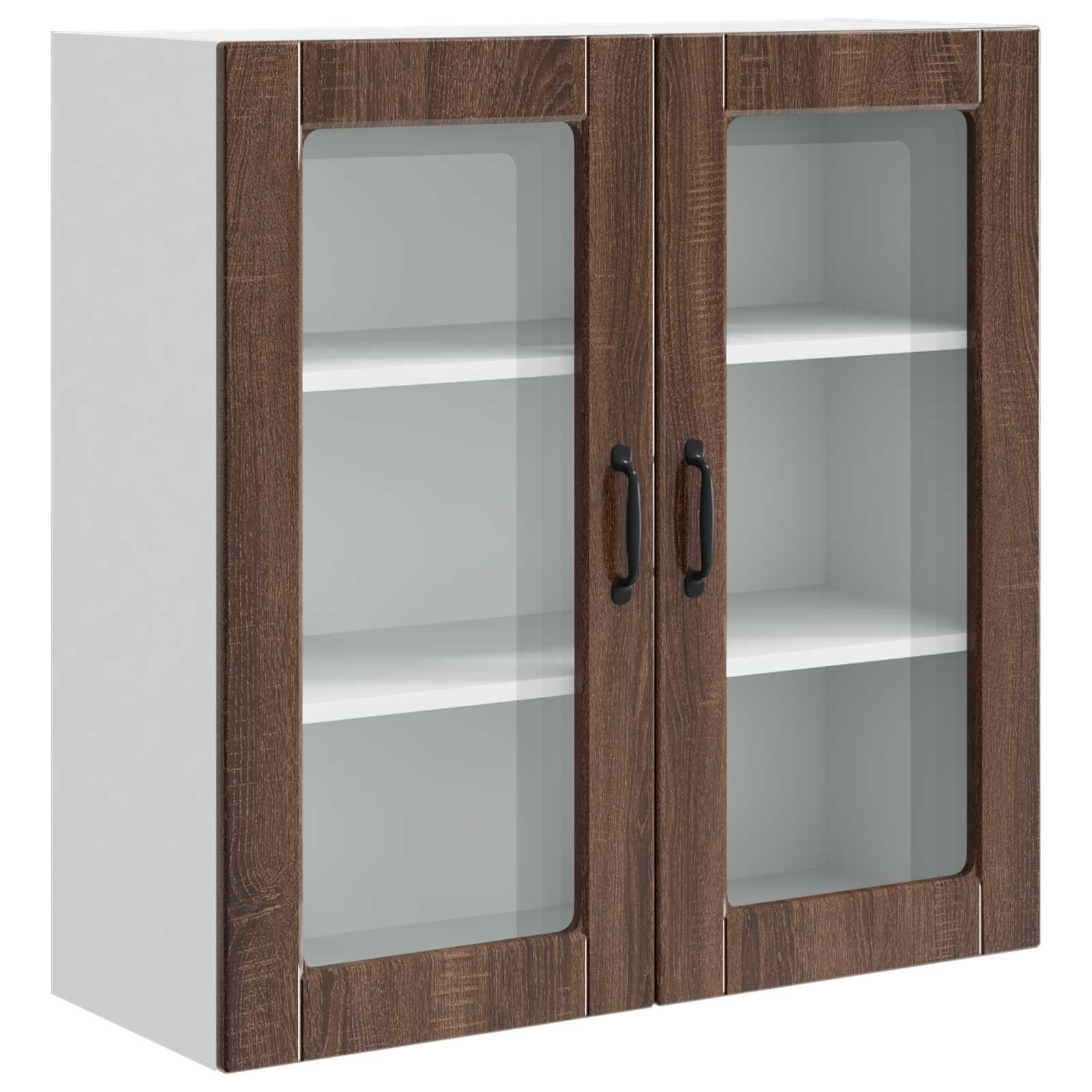 Virtuves skapis ar plauktu Brūns ozols 80 x 31 x 80 cm