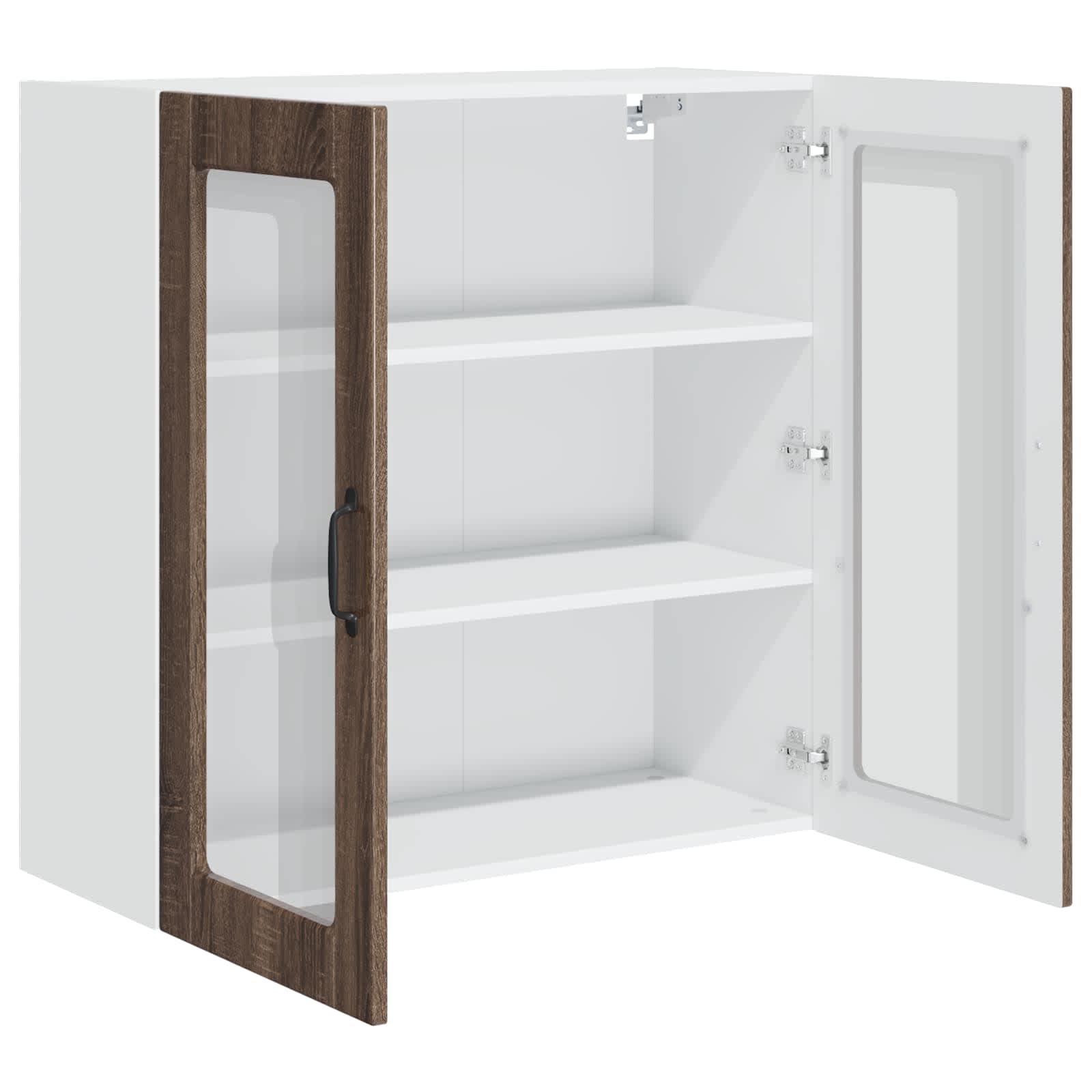 Kitchen Cabinet with Shelf Brown Oak 80 x 31 x 80 cm