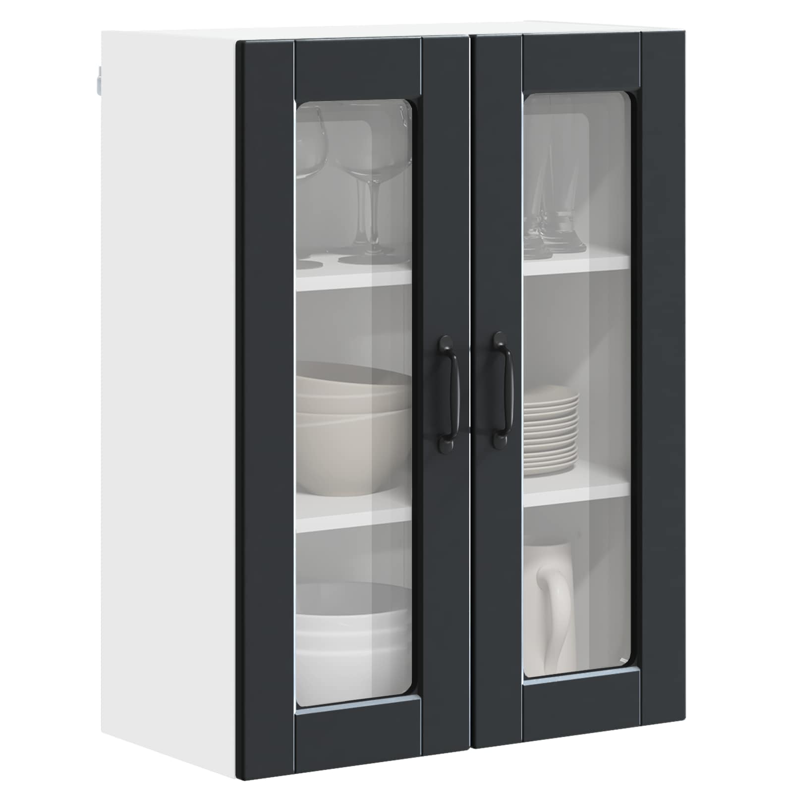 Kitchen Cabinet Black 60 x 31 x 80 cm Engineered Wood