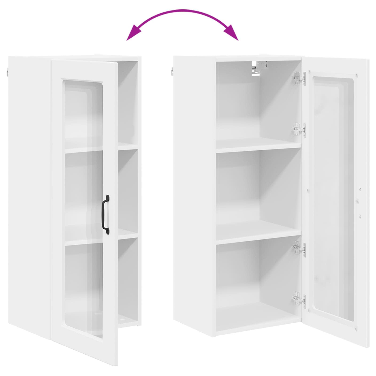 Kitchen Cabinet White 40 x 31 x 100 cm Engineered Wood