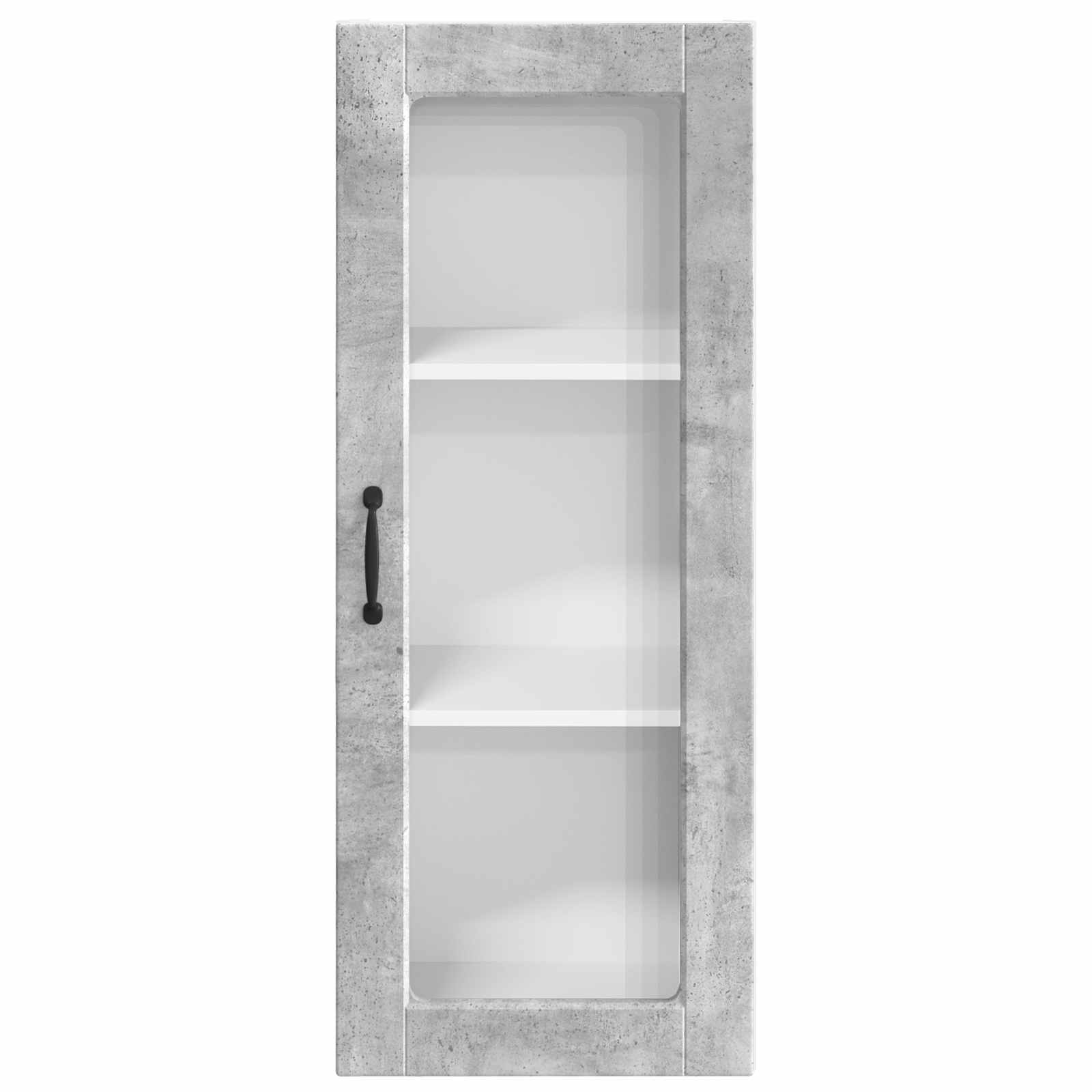Virtuvės spintelė su lentyna Betono pilka 40 x 31 x 100 cm