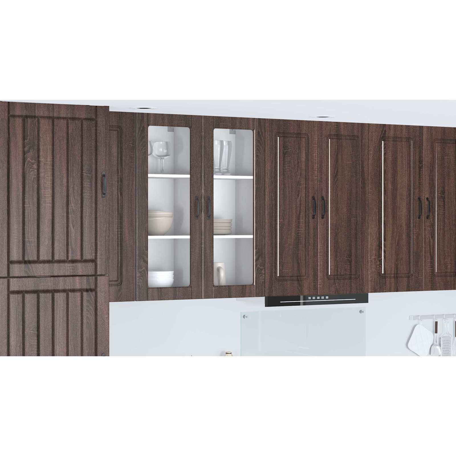 Virtuves skapis ar plauktu Brūns ozols 40 x 31 x 100 cm