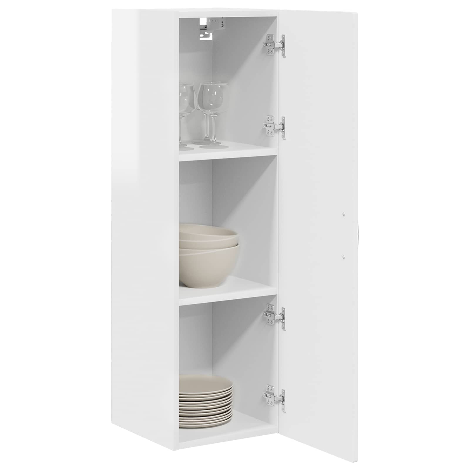 High Gloss White Kitchen Cabinet 30 x 31 x 100 cm