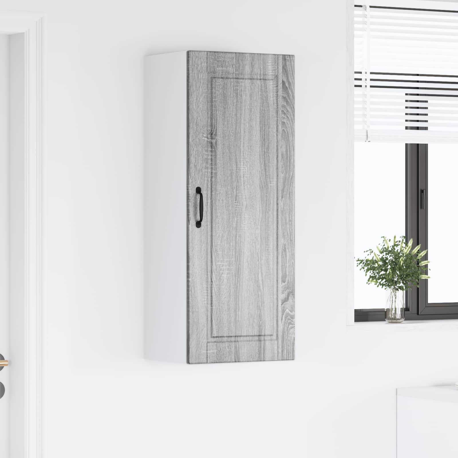 Virtuvės spintelė su lentyna Pilkas Sonoma 40 x 31 x 100 cm