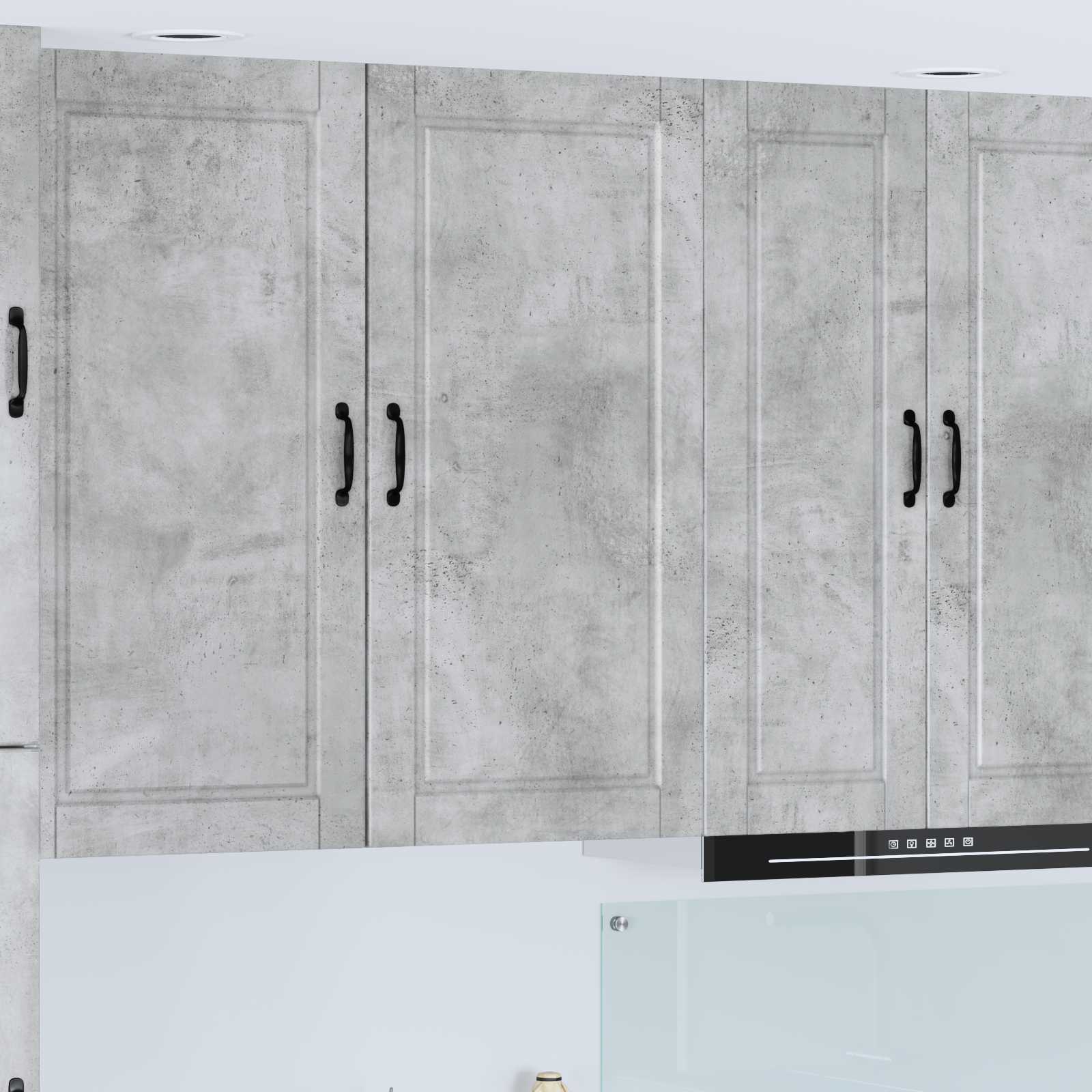 Virtuvės spintelė su lentyna Betono pilka 50 x 31 x 100 cm