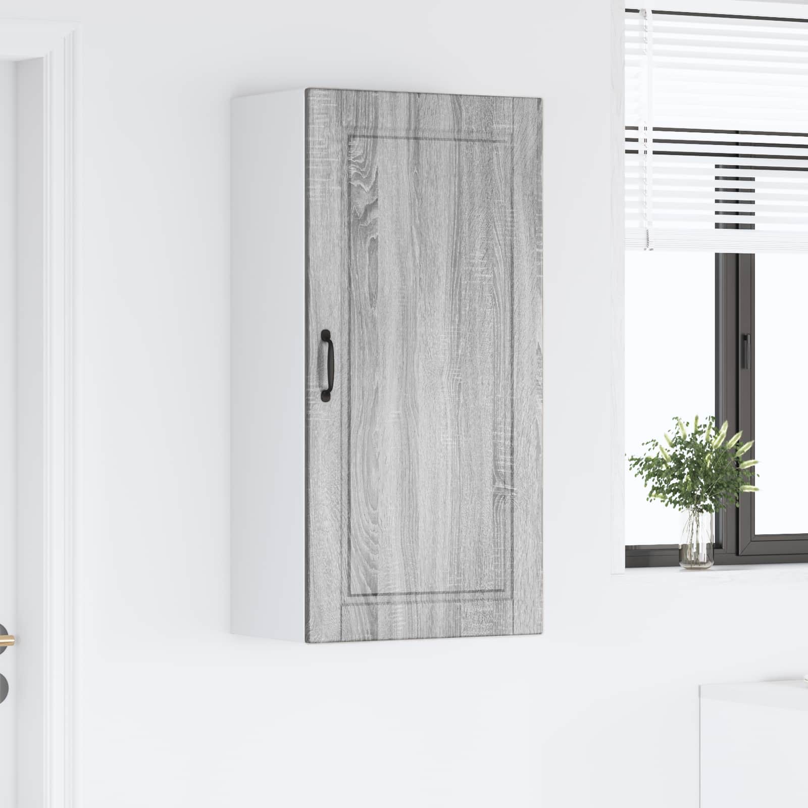 Kitchen Cabinet with Shelf Grey Sonoma 50 x 31 x 100 cm