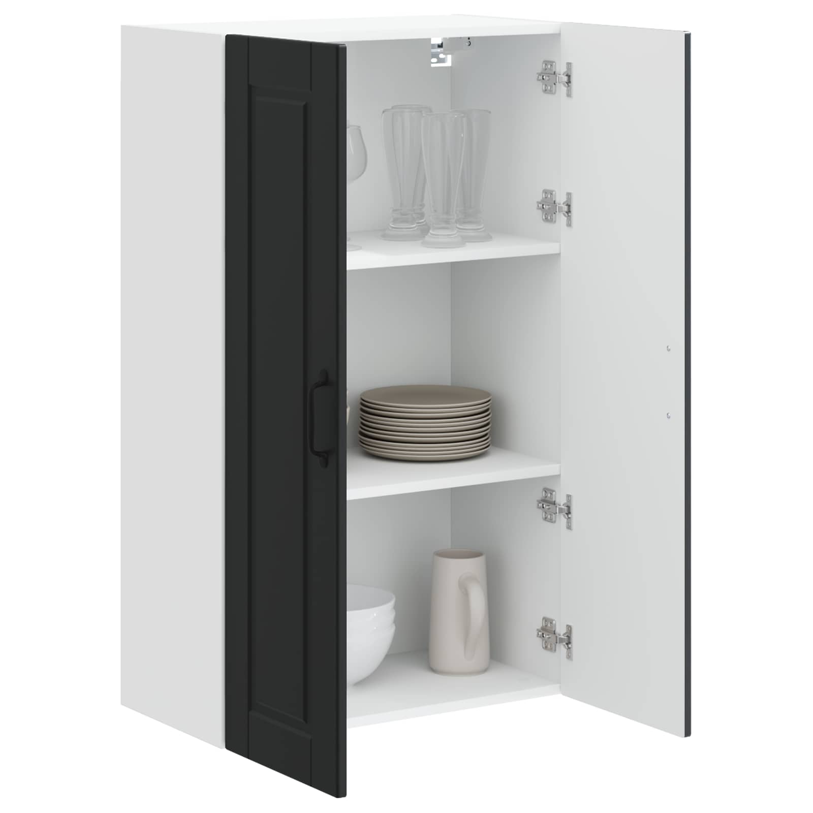 Kitchen Cabinet Black 60 x 31 x 100 cm Engineered Wood
