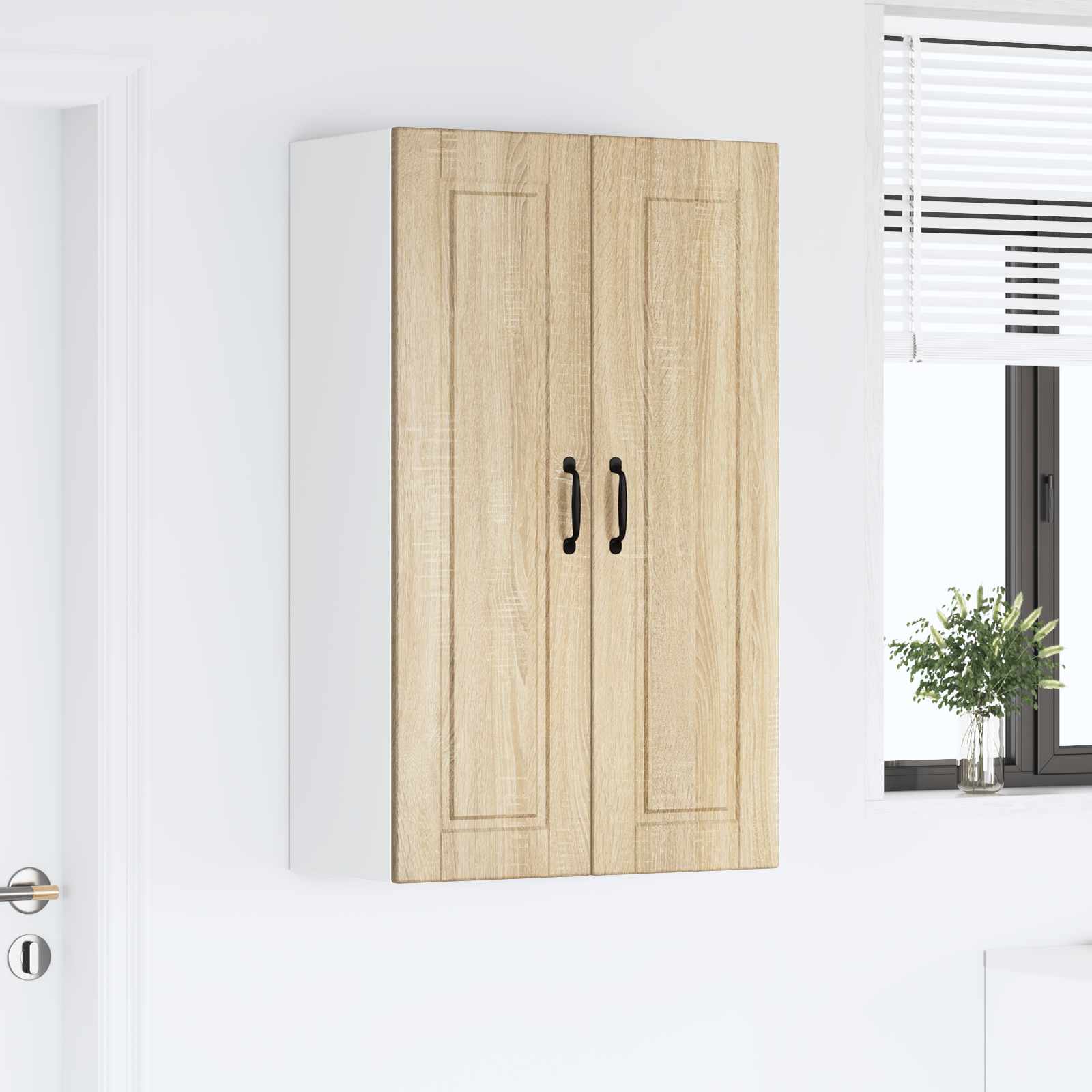 Kitchen cabinet with shelf Sonoma oak 60 x 31 x 100 cm