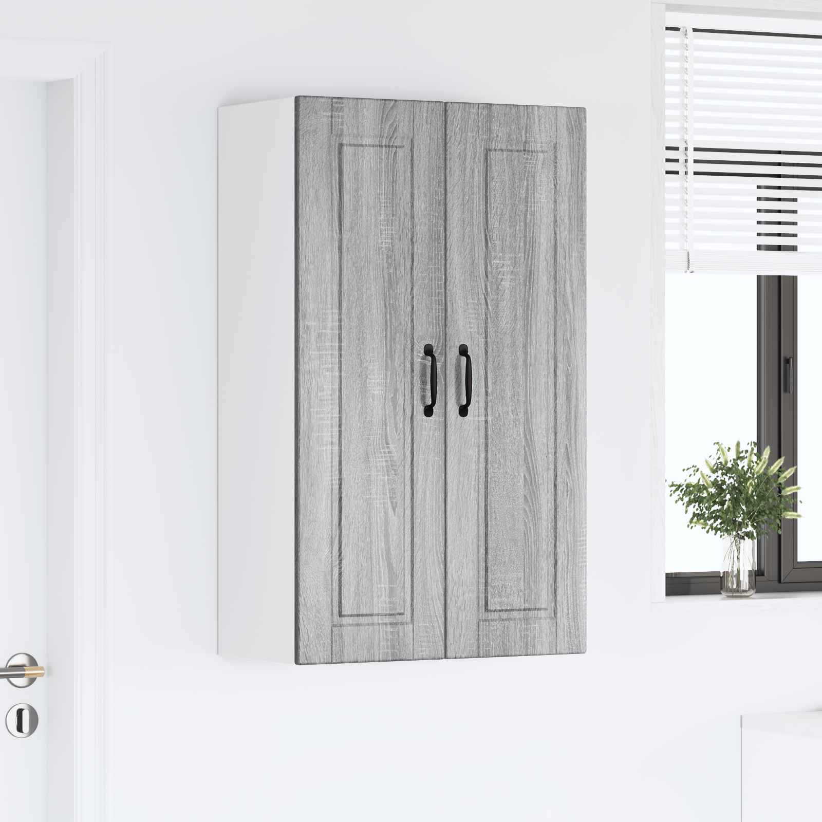 Virtuvės spintelė su lentyna Pilkas Sonoma 60 x 31 x 100 cm
