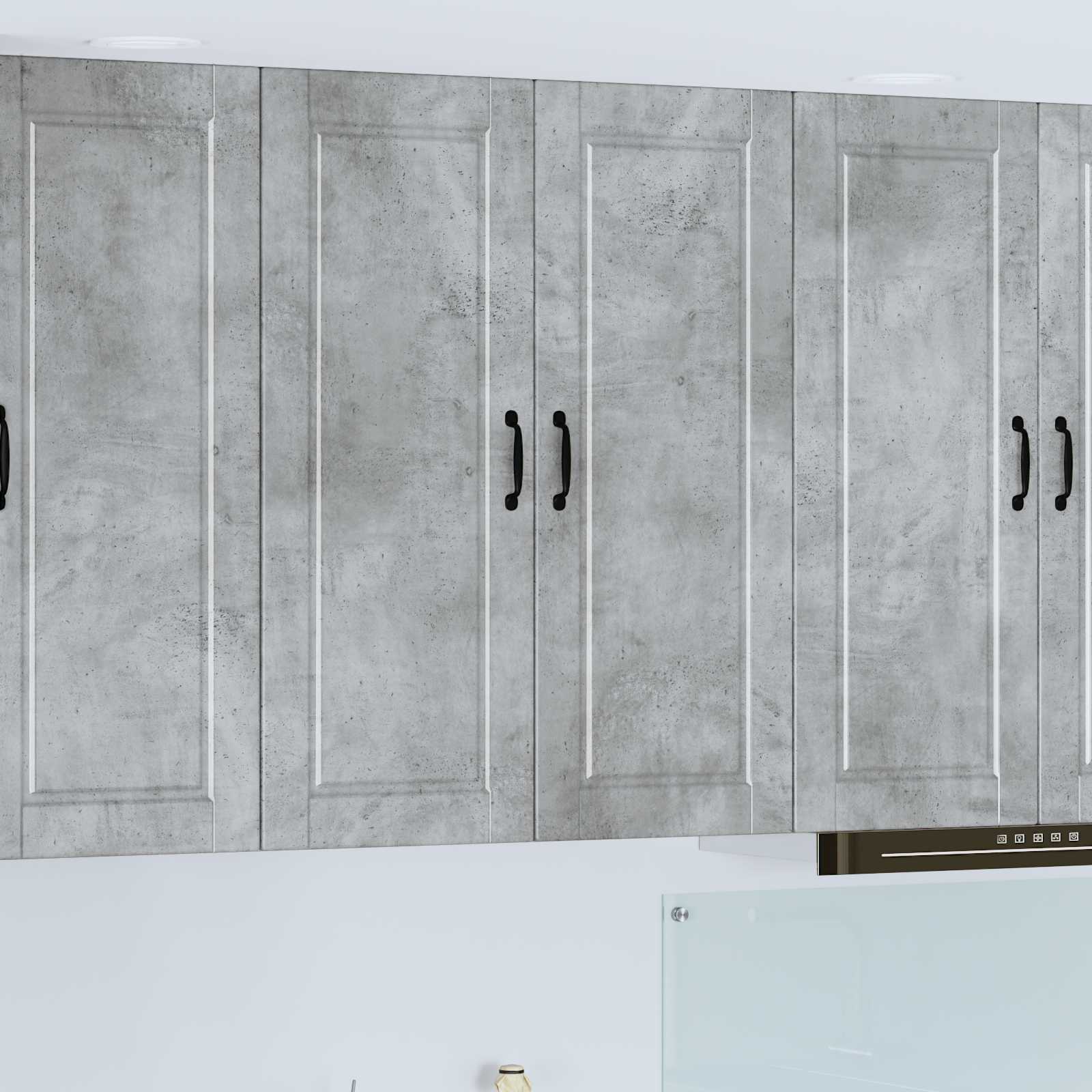 Virtuvės spintelė su lentyna Betono pilka 80 x 31 x 100 cm