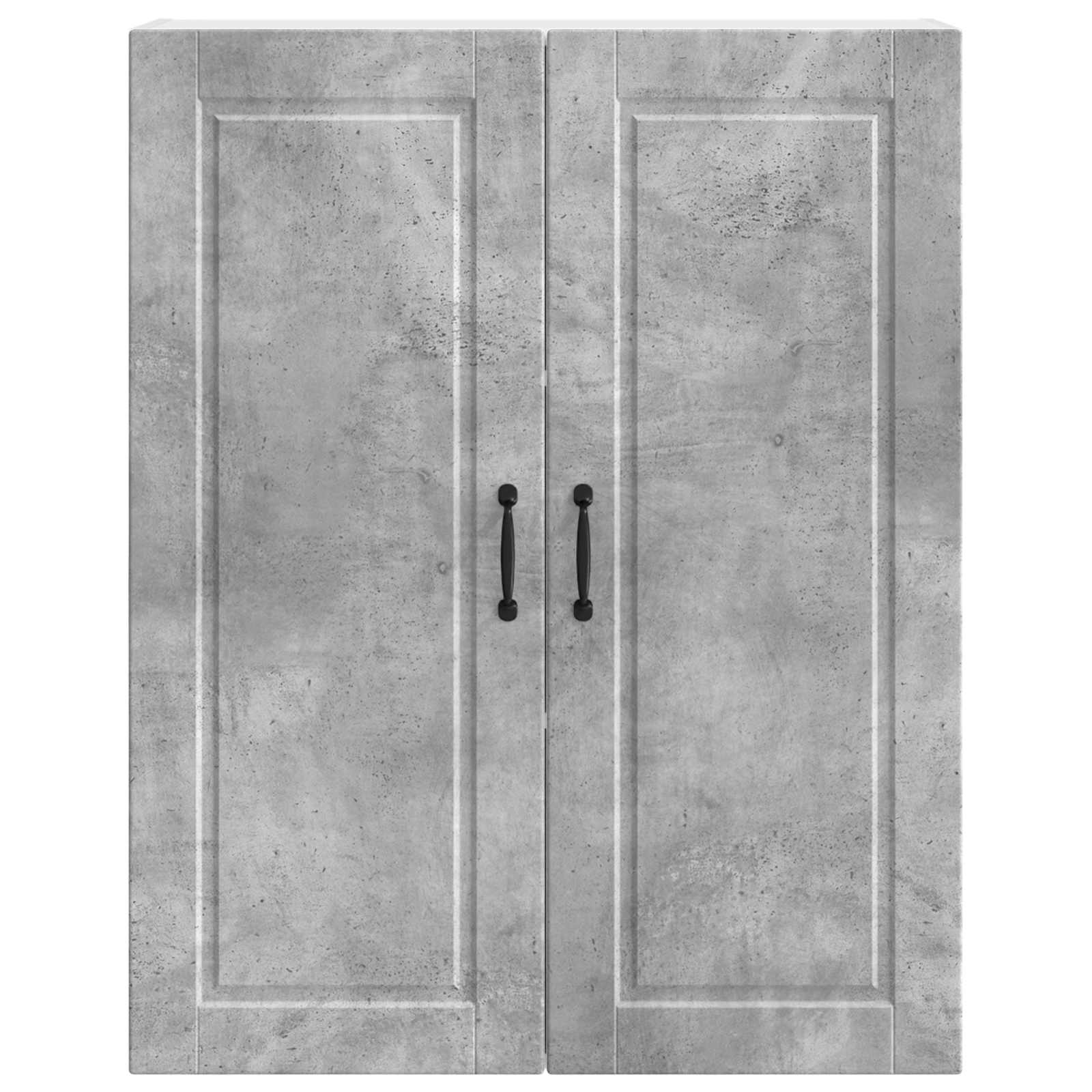 Virtuvės spintelė su lentyna Betono pilka 80 x 31 x 100 cm