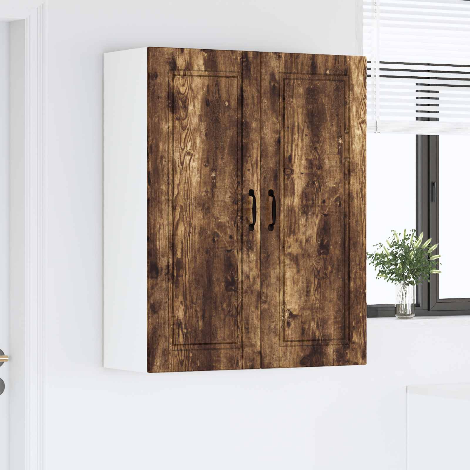 Virtuvės spintelė su lentyna Rūkyta ąžuolas 80 x 31 x 100 cm