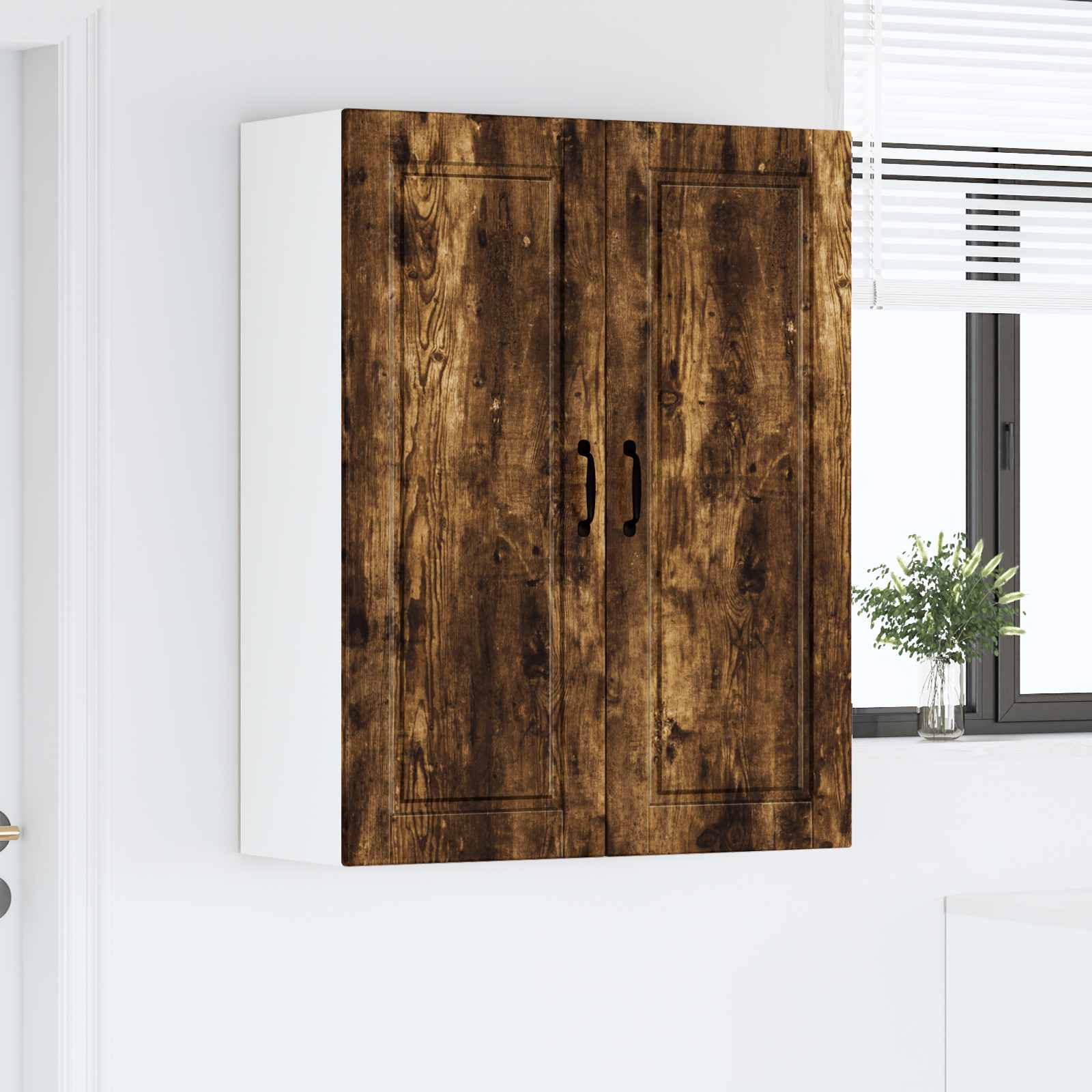 Virtuvės spintelė su lentyna Rūkyta ąžuolas 80 x 31 x 100 cm
