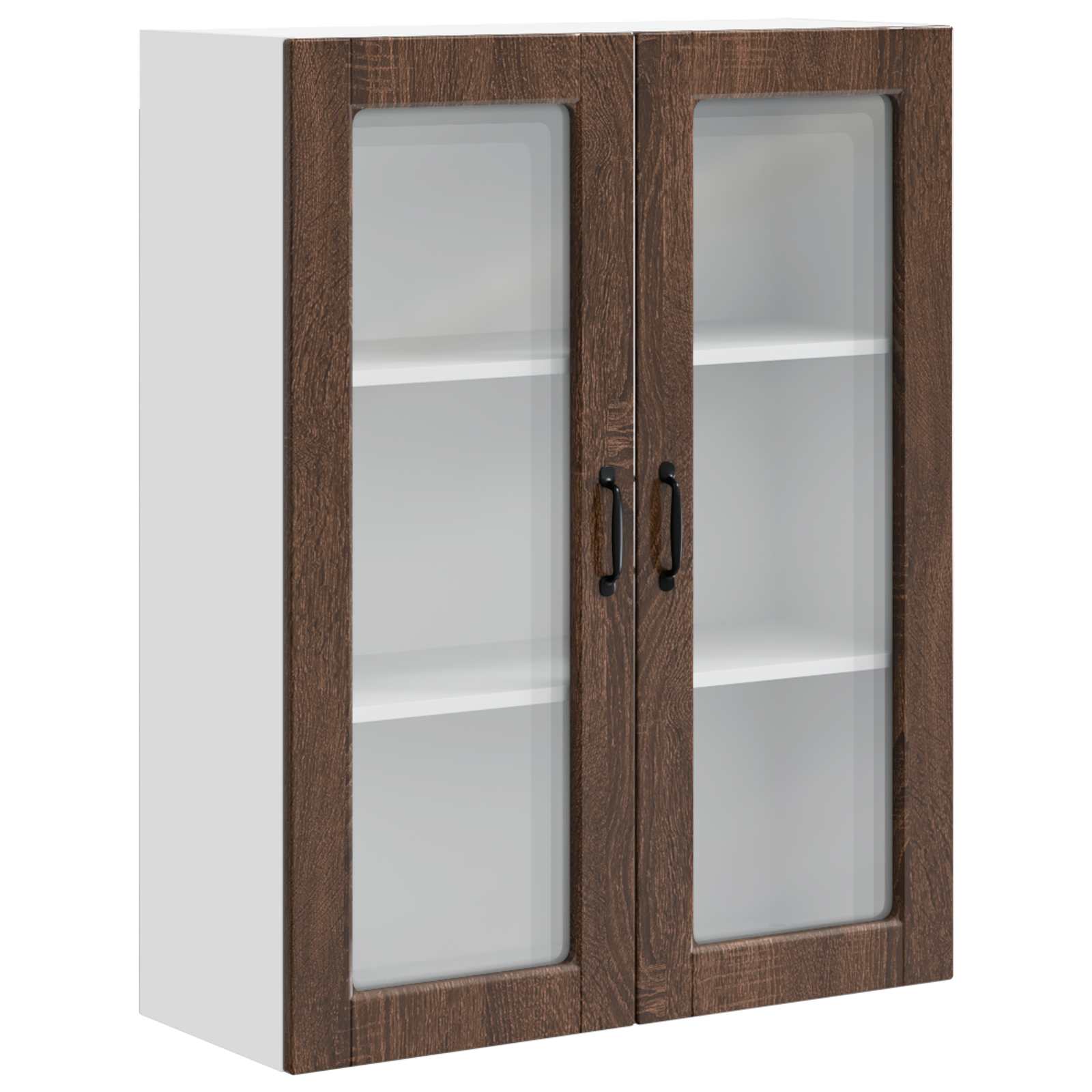 Kitchen Cabinet with Shelf Brown Oak 80 x 31 x 100 cm