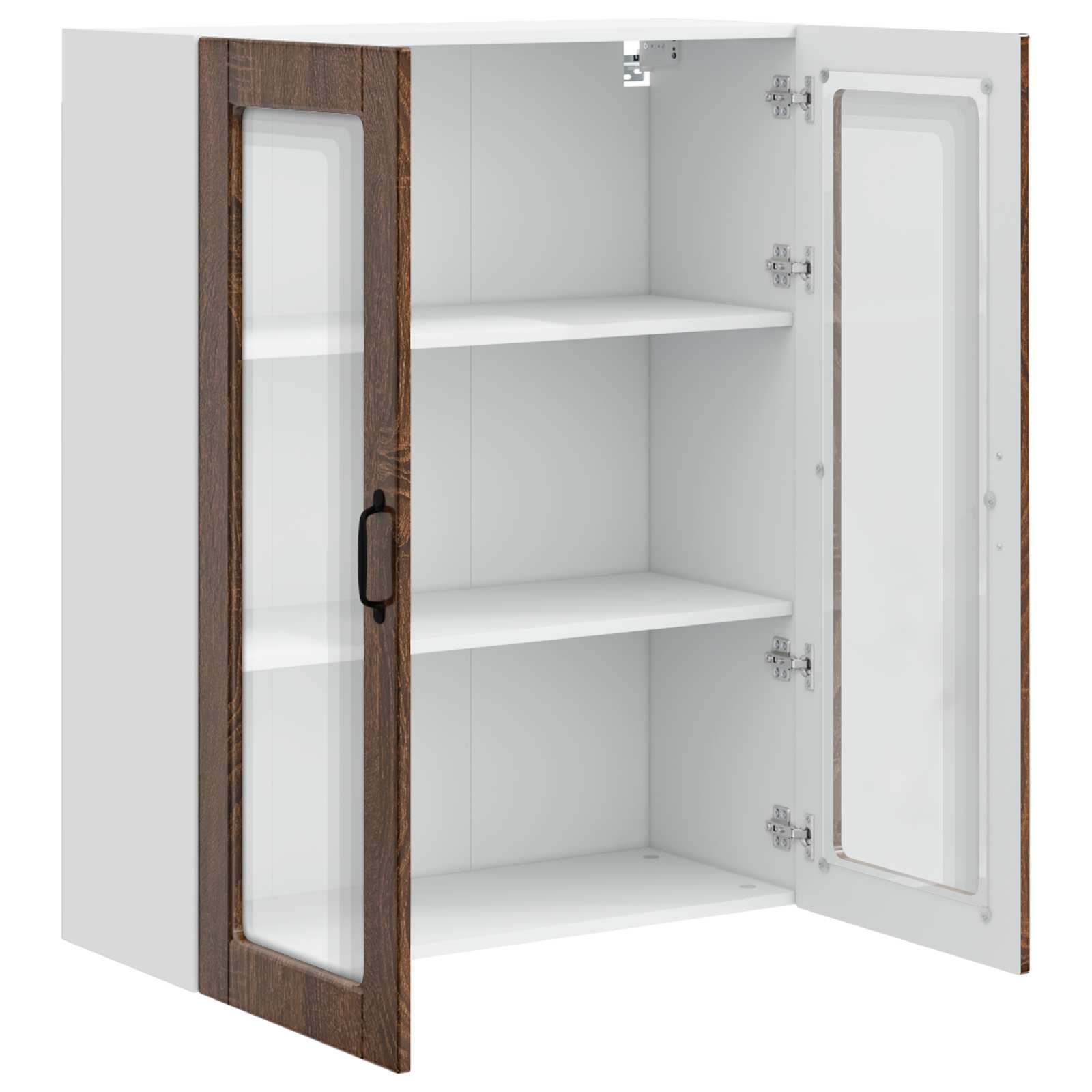 Kitchen Cabinet with Shelf Brown Oak 80 x 31 x 100 cm