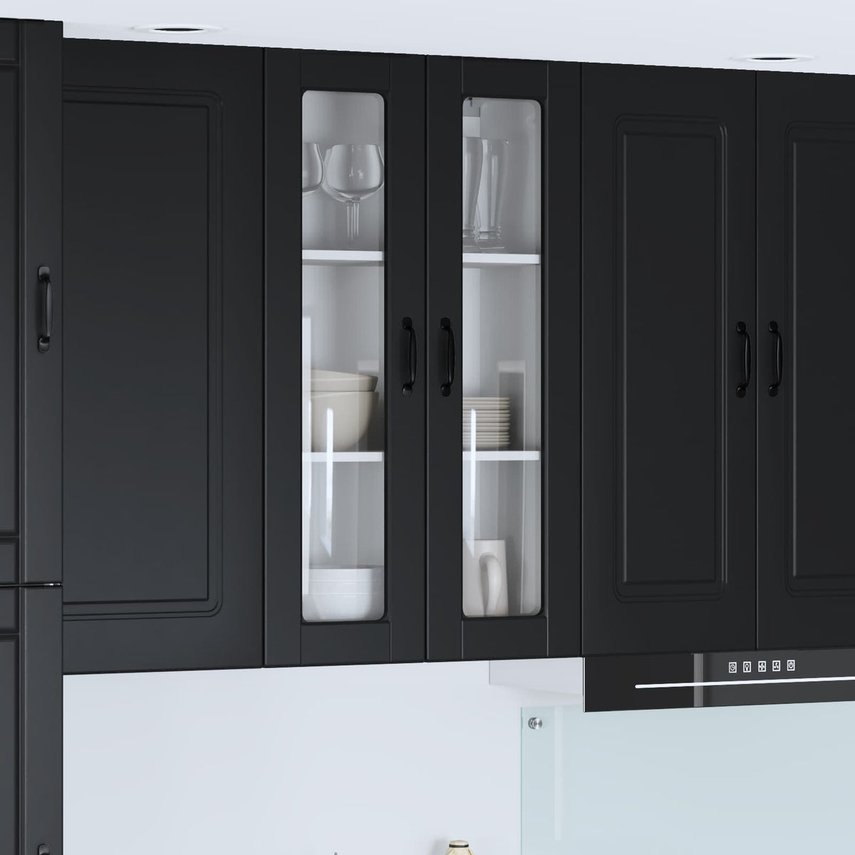 Kitchen Cabinet Black 60 x 31 x 100 cm Engineered Wood