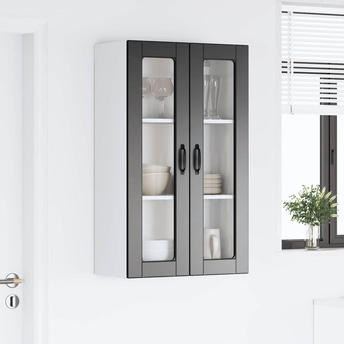 Kitchen Cabinet Black 60 x 31 x 100 cm Engineered Wood