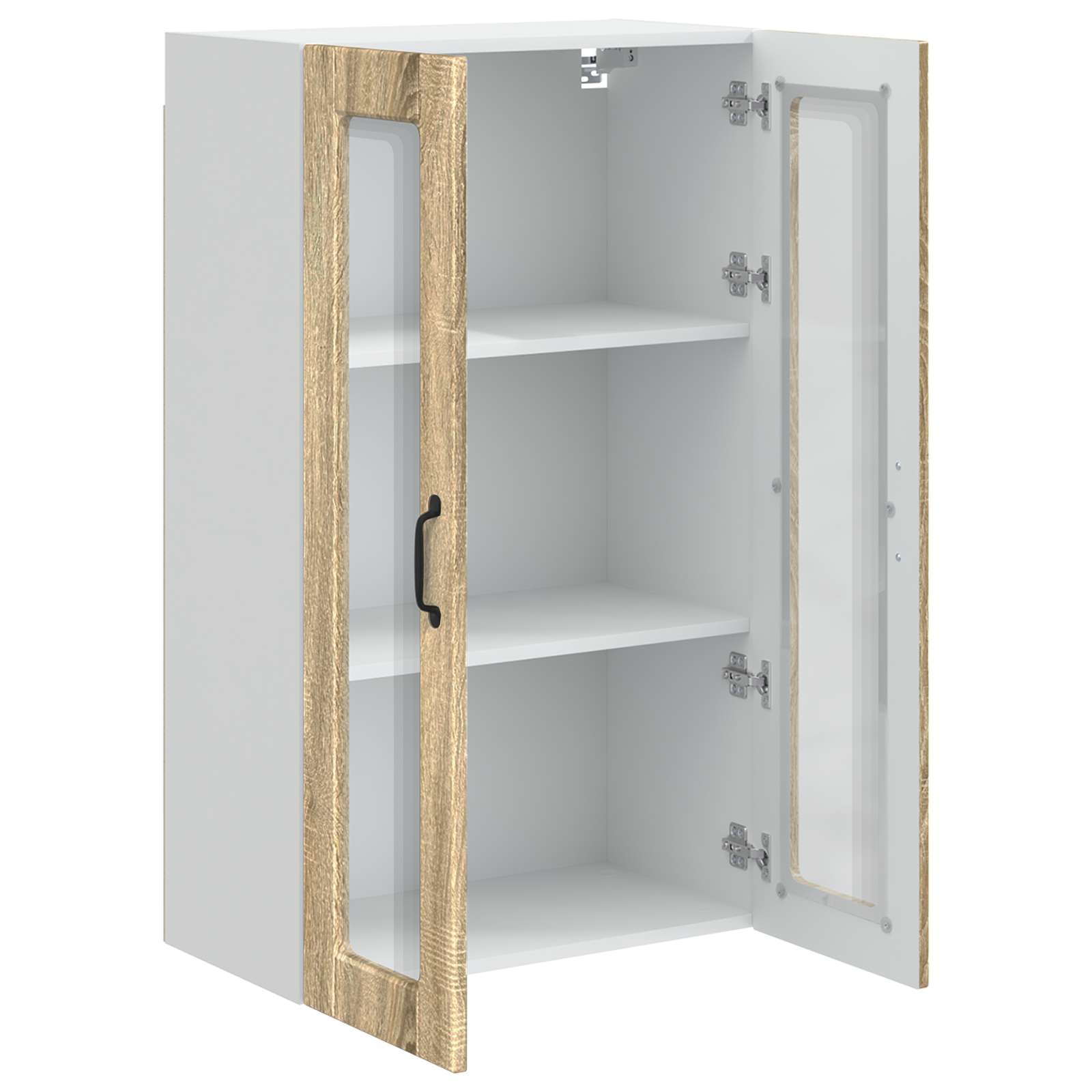 Virtuves skapis ar plauktu Sonoma ozols 60 x 31 x 100 cm