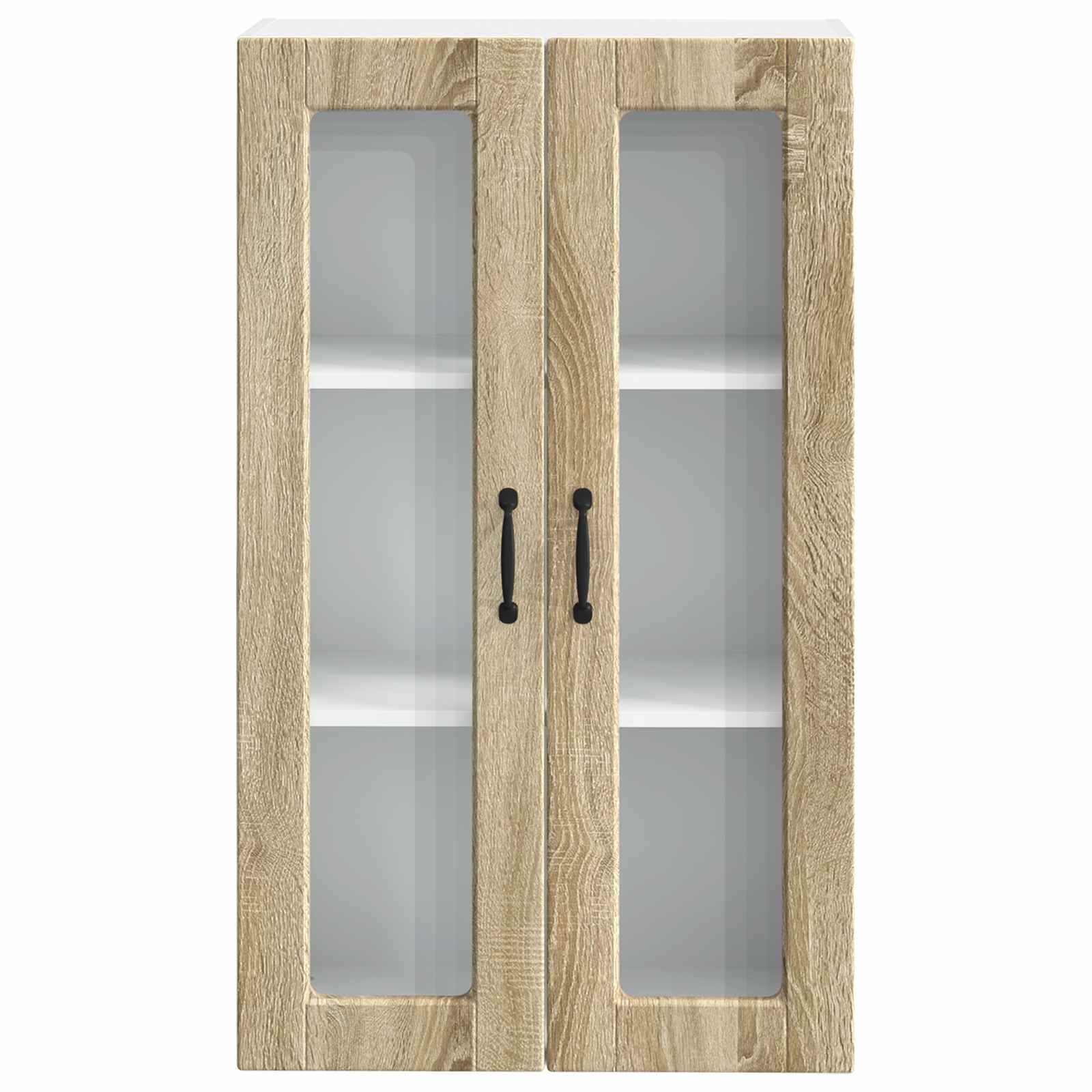 Virtuves skapis ar plauktu Sonoma ozols 60 x 31 x 100 cm