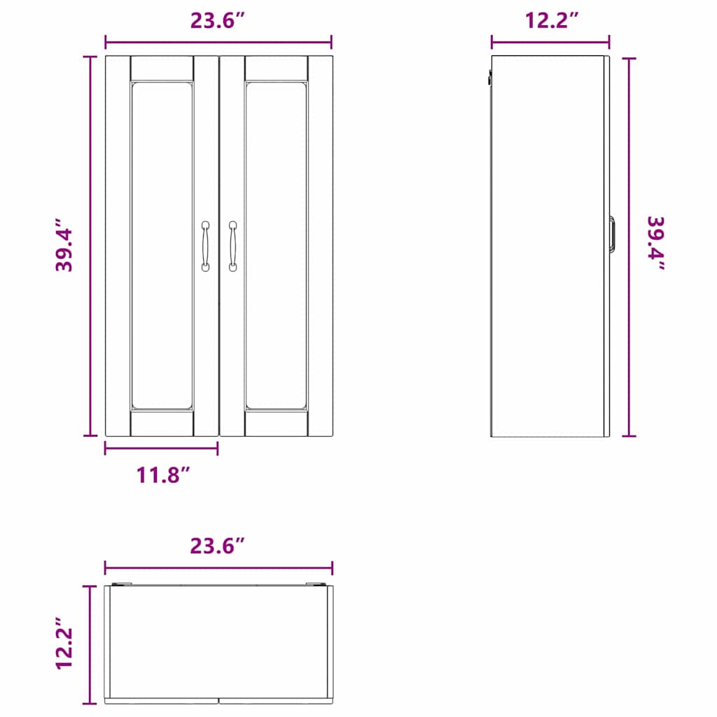 Virtuves skapis ar plauktu Sonoma ozols 60 x 31 x 100 cm