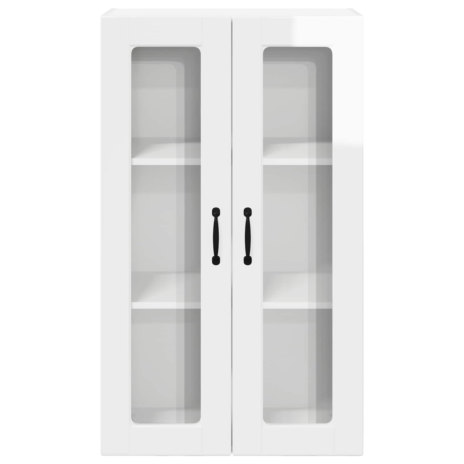 High Gloss White Kitchen Cabinet 60 x 31 x 100 cm