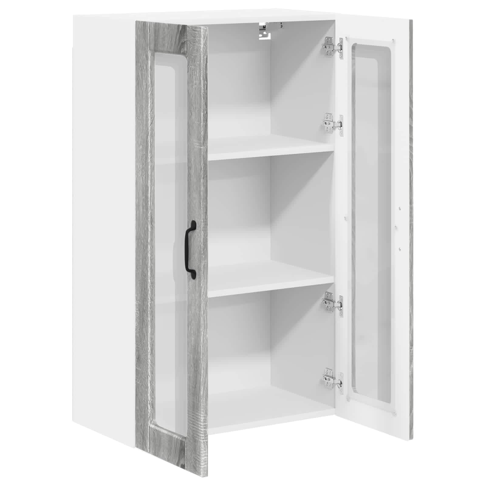 Kitchen Cabinet with Shelf Grey Sonoma 60 x 31 x 100 cm